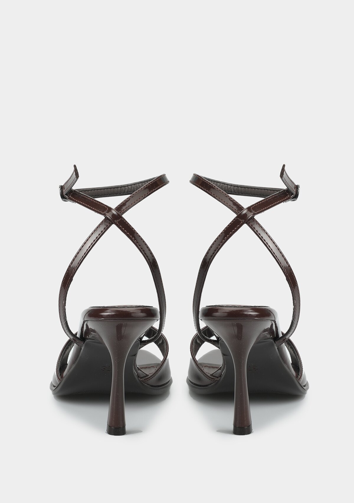 Kahve Kadın Topuklu Sandalet