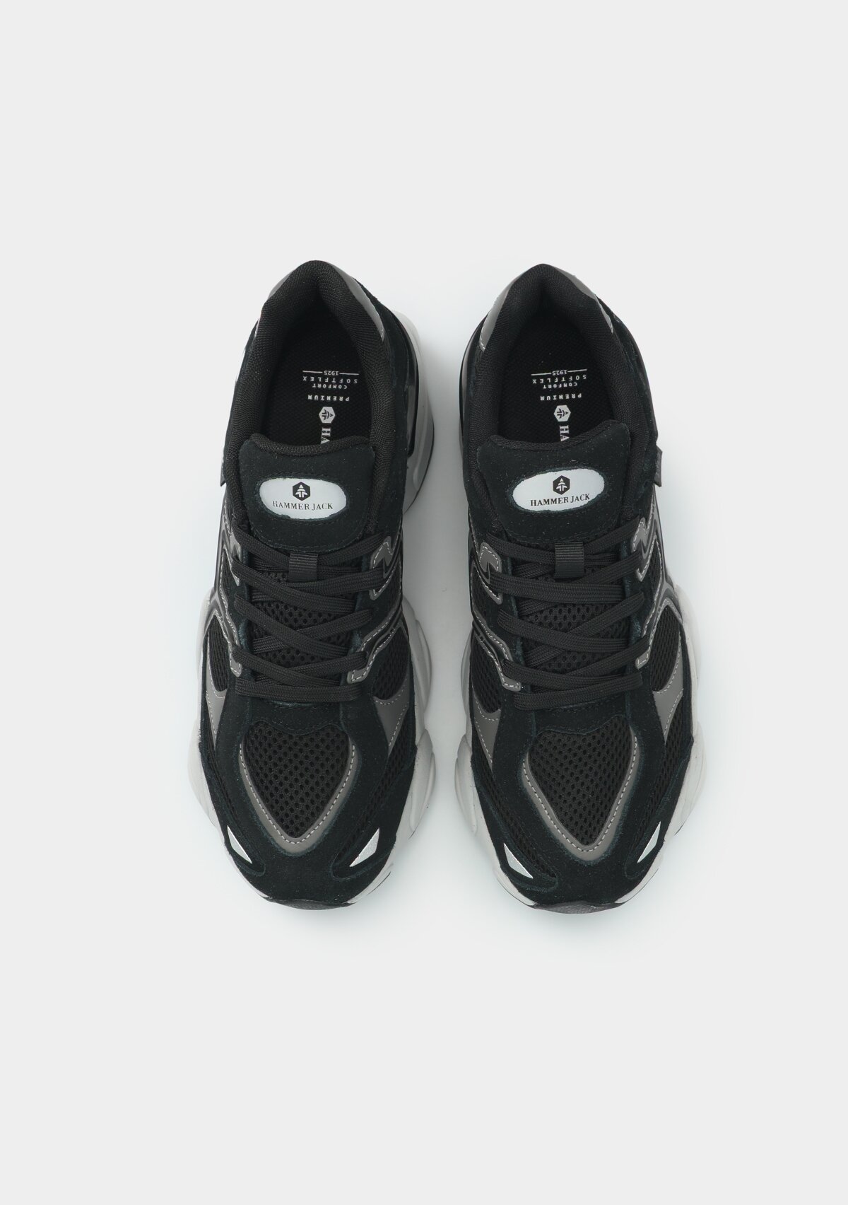 Rene Siyah Deri Erkek Sneaker