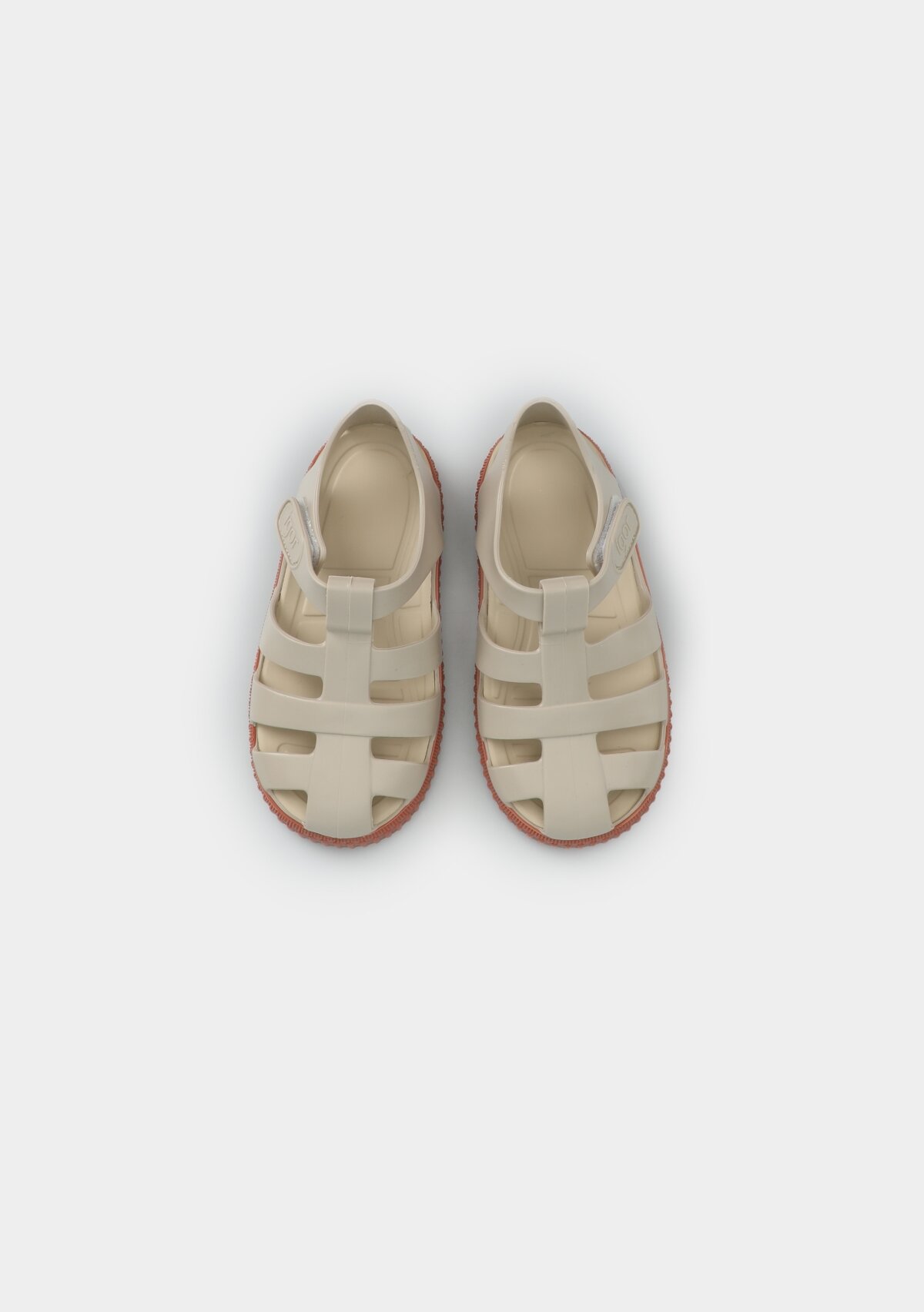 Kiremit Kız Çocuk Düz Sandalet