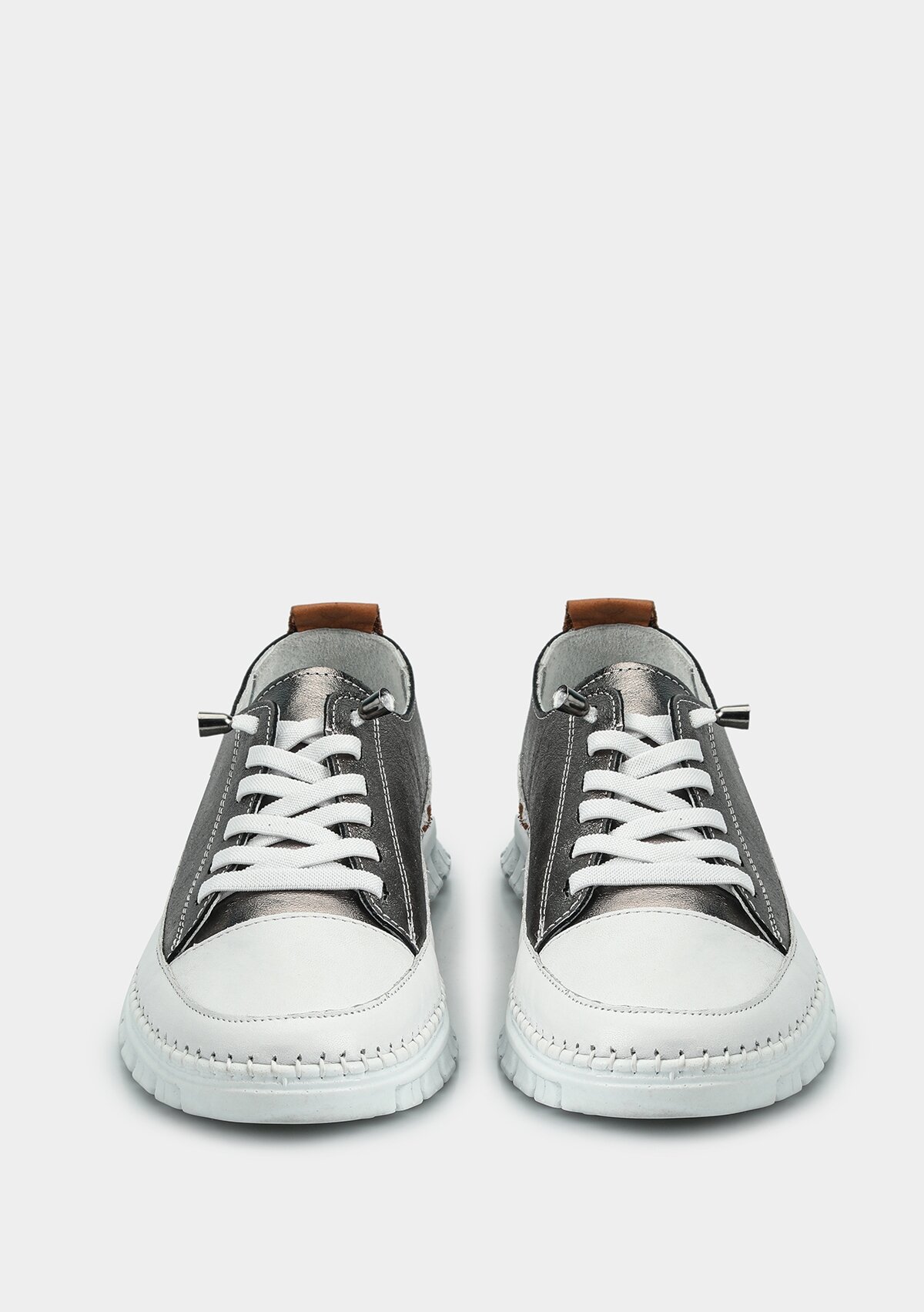 Antrasit Deri Kadın Ayakkabı