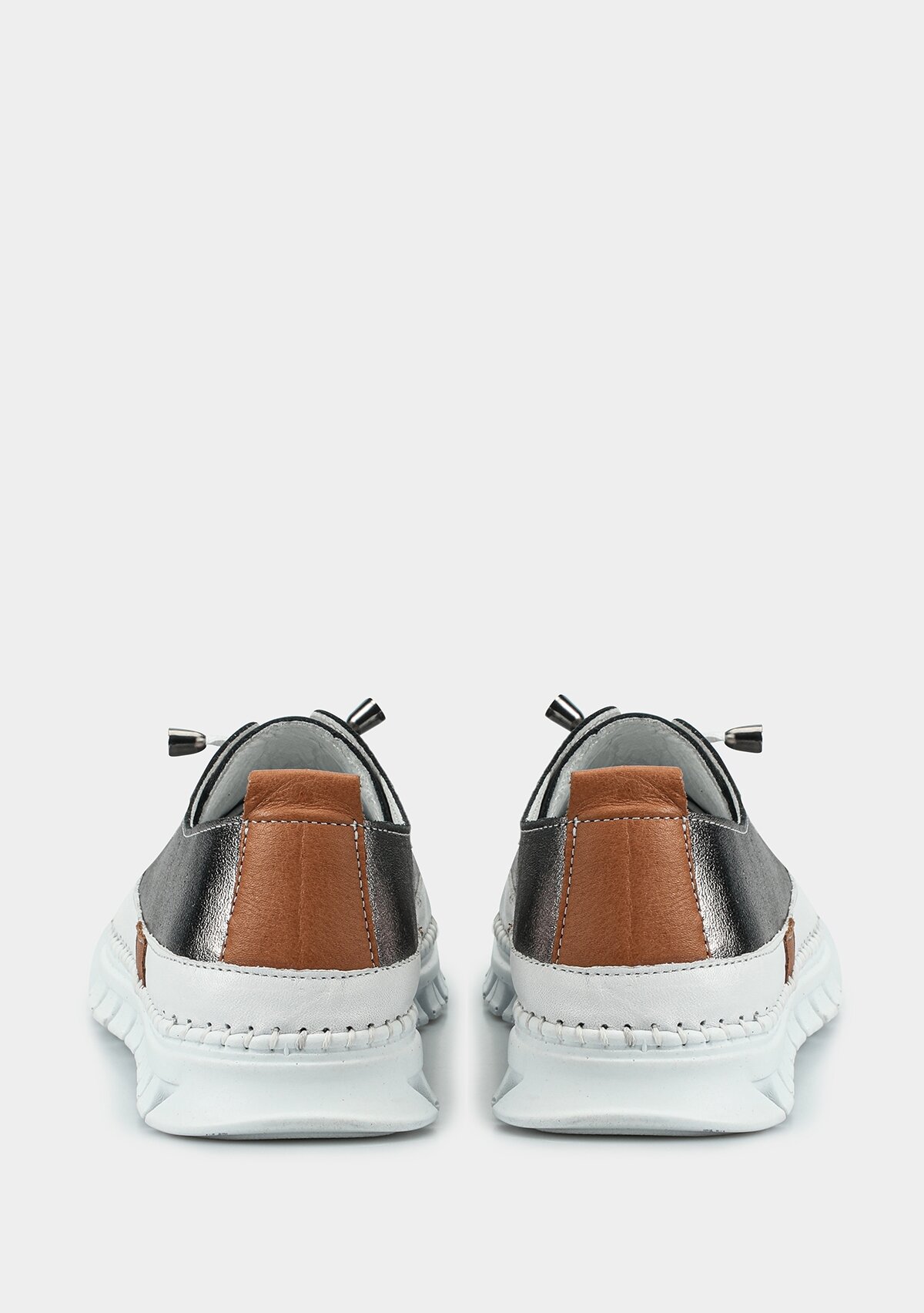 Antrasit Deri Kadın Ayakkabı