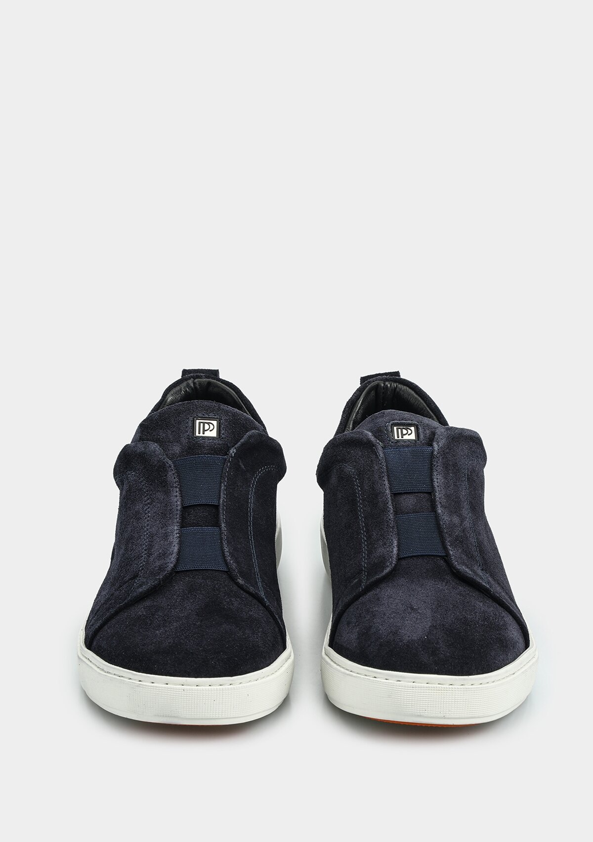 Lacivert Deri Erkek Sneaker