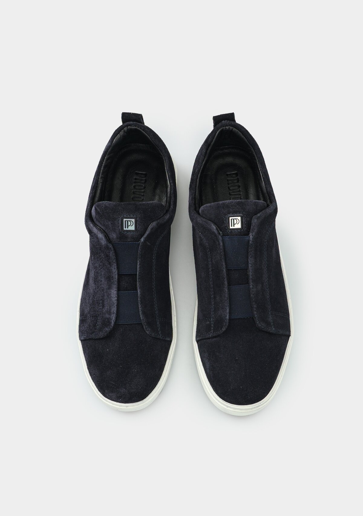 Lacivert Deri Erkek Sneaker