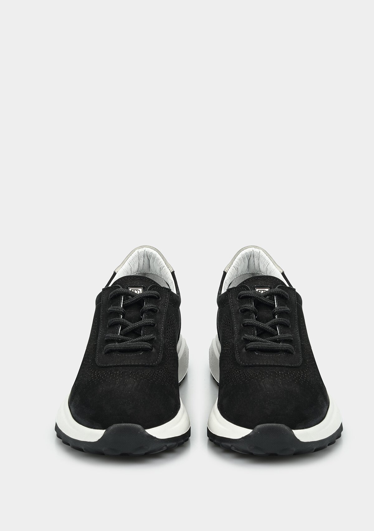 Siyah Deri Erkek Sneaker