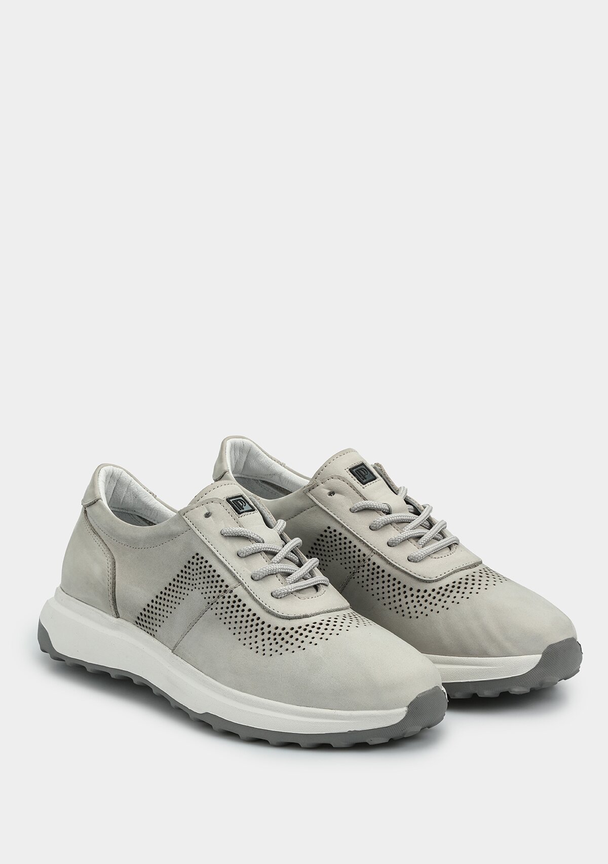 Bej Deri Erkek Sneaker