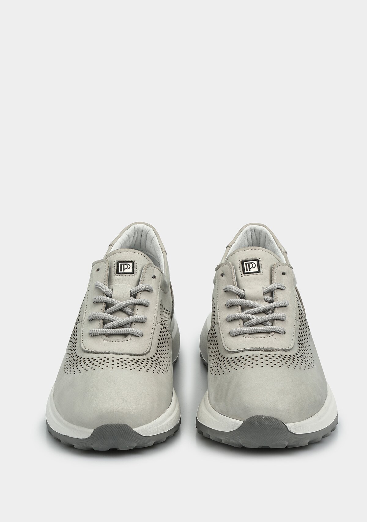 Bej Deri Erkek Sneaker