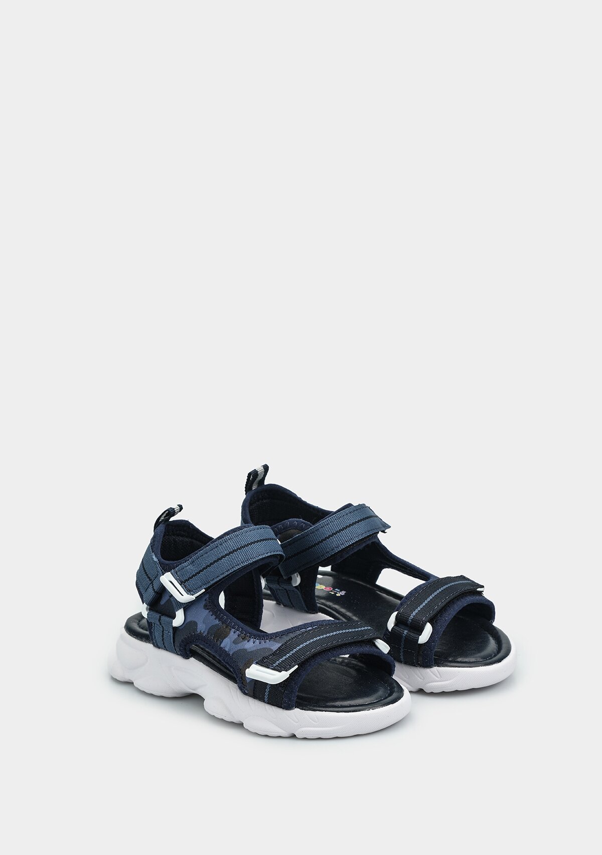 Lacivert Erkek Çocuk Düz Sandalet
