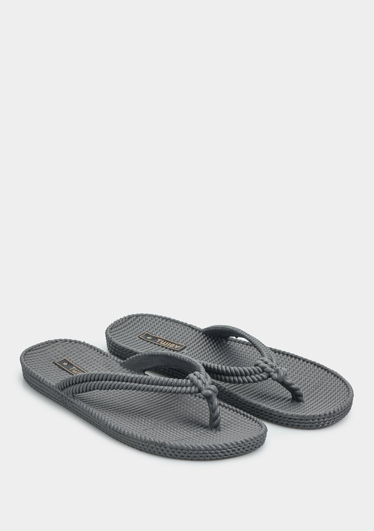 Gri Kadın Plaj Terliği