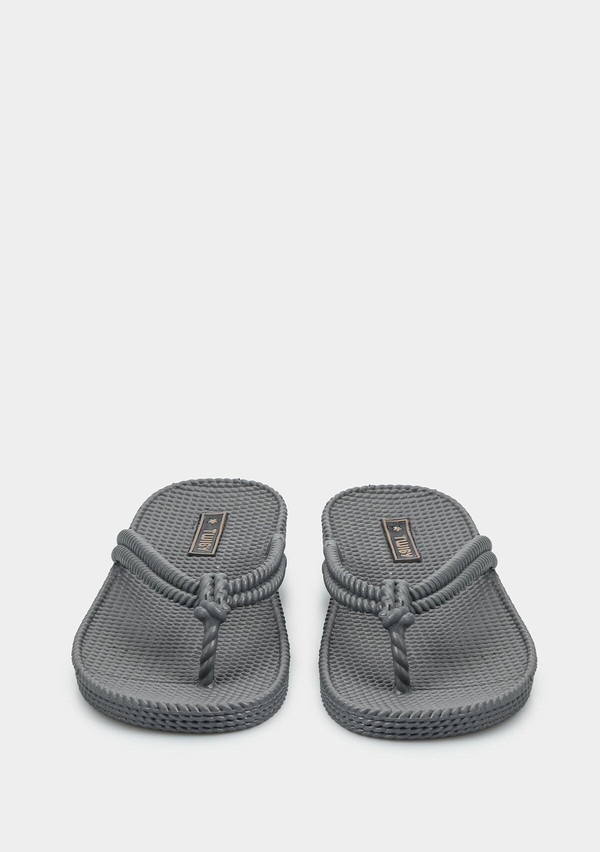 Gri Kadın Plaj Terliği