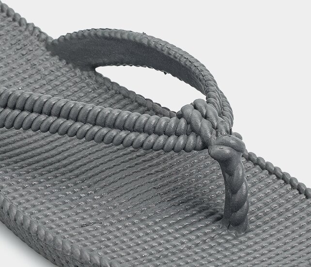 Gri Kadın Plaj Terliği