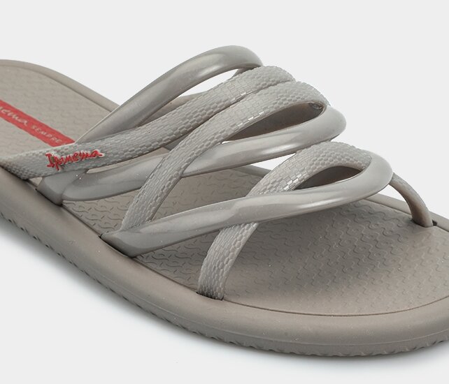 Gri Kadın Plaj Terliği