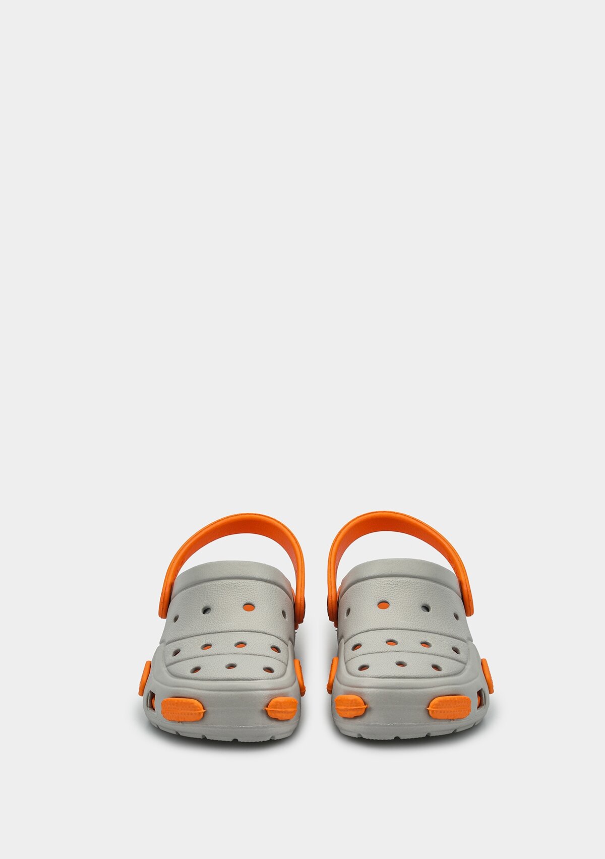 Gri-Turuncu  Plaj Terliği