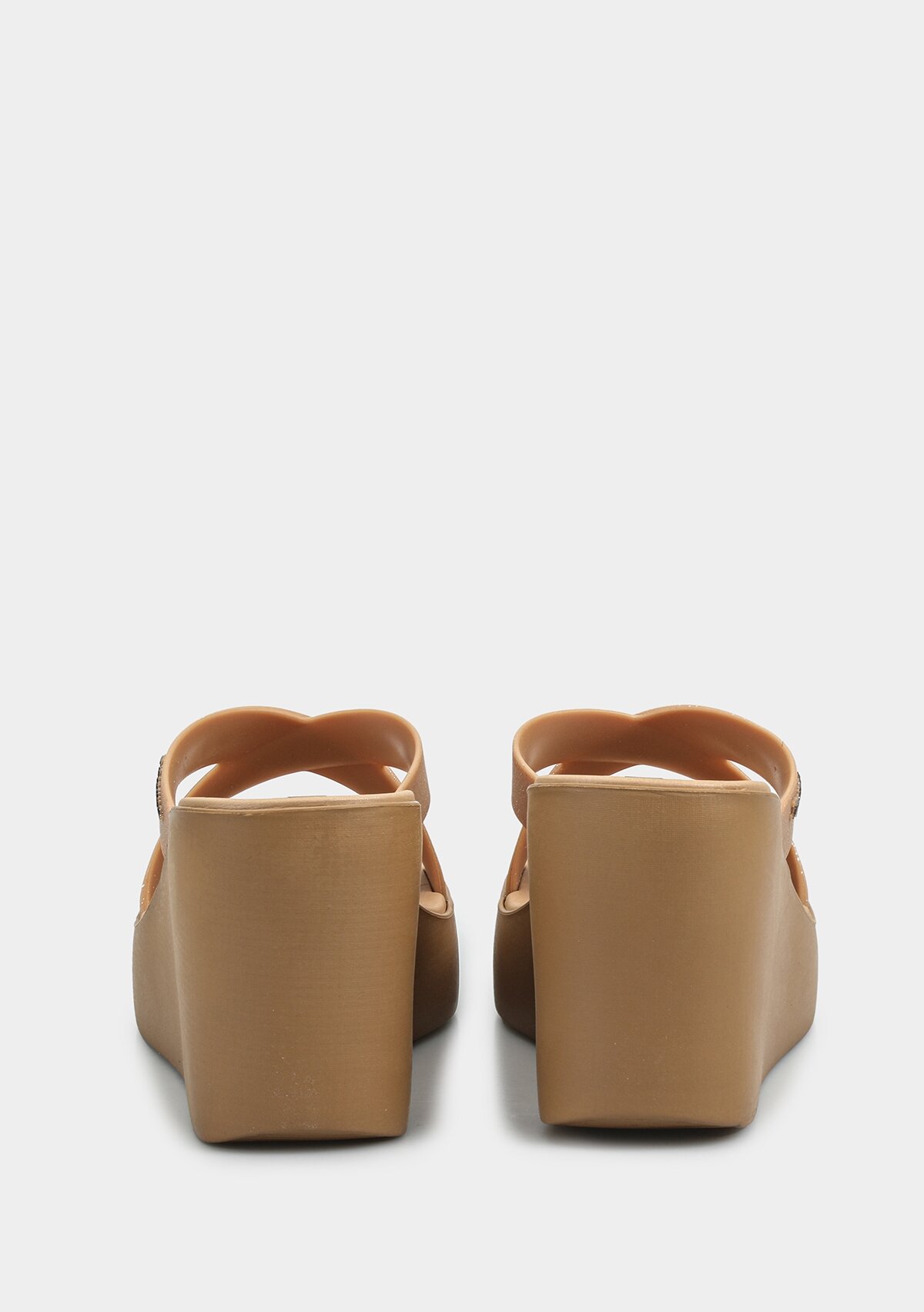 Bej Kadın Plaj Terliği