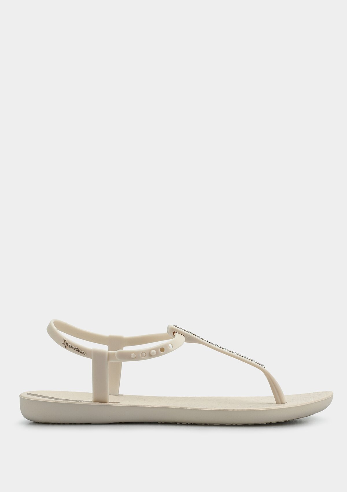 Bej Kadın Düz Sandalet