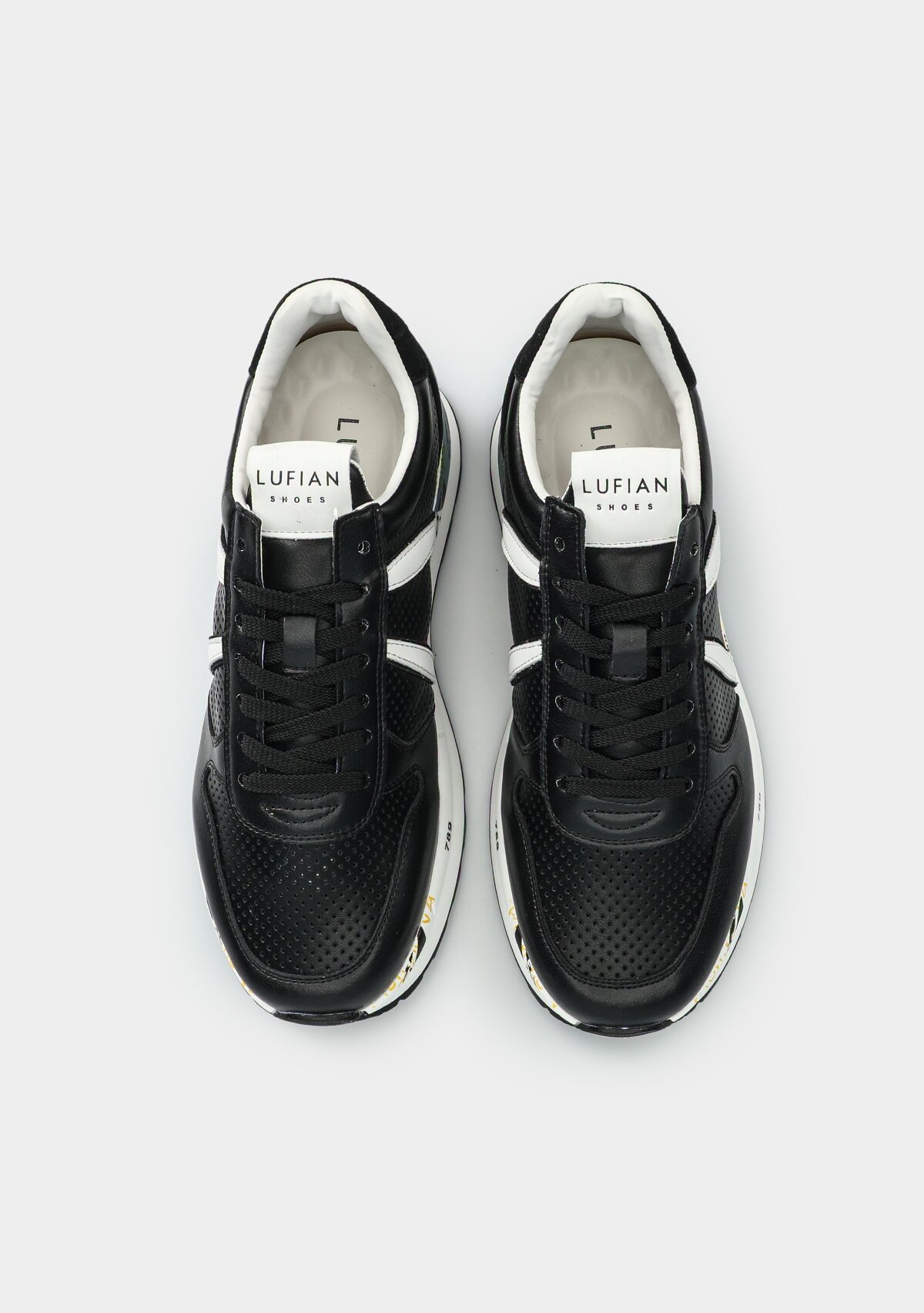 Rex Siyah Deri Erkek Sneaker