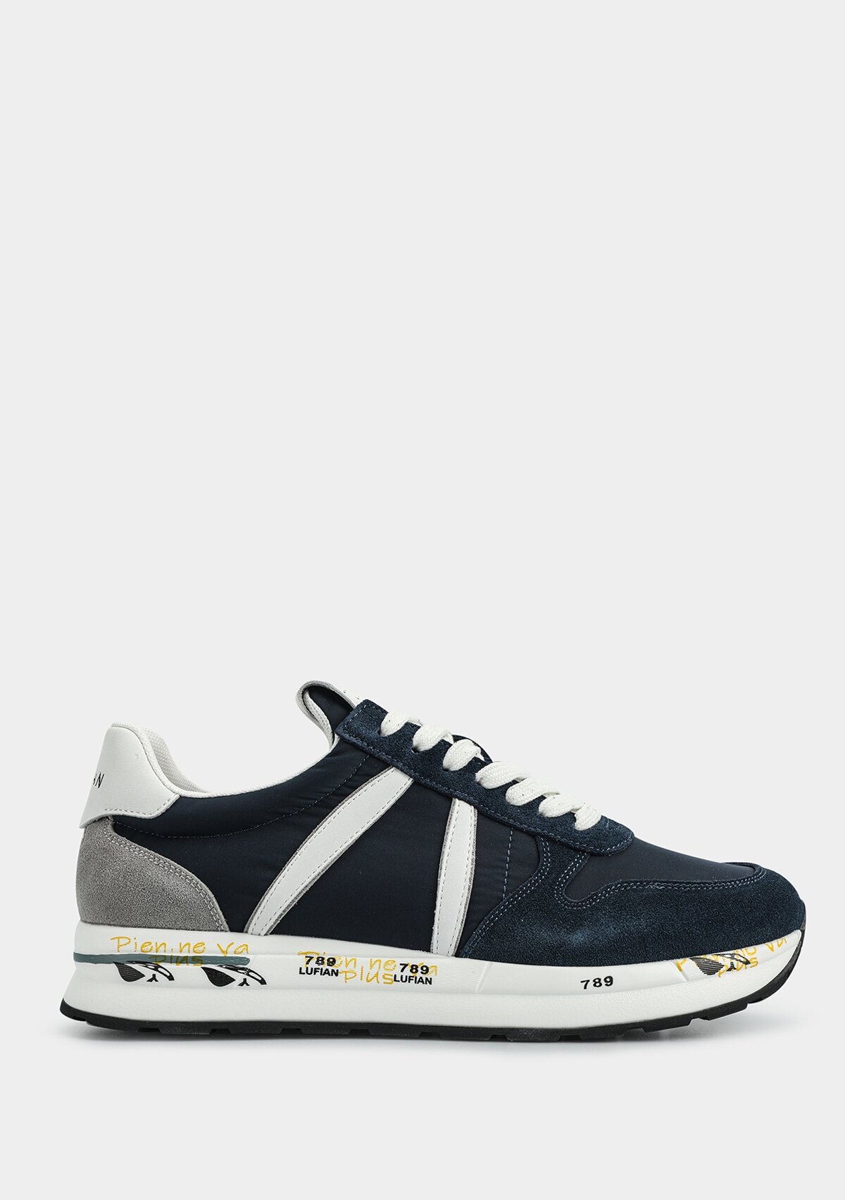 Rex Lacivert Deri Erkek Sneaker