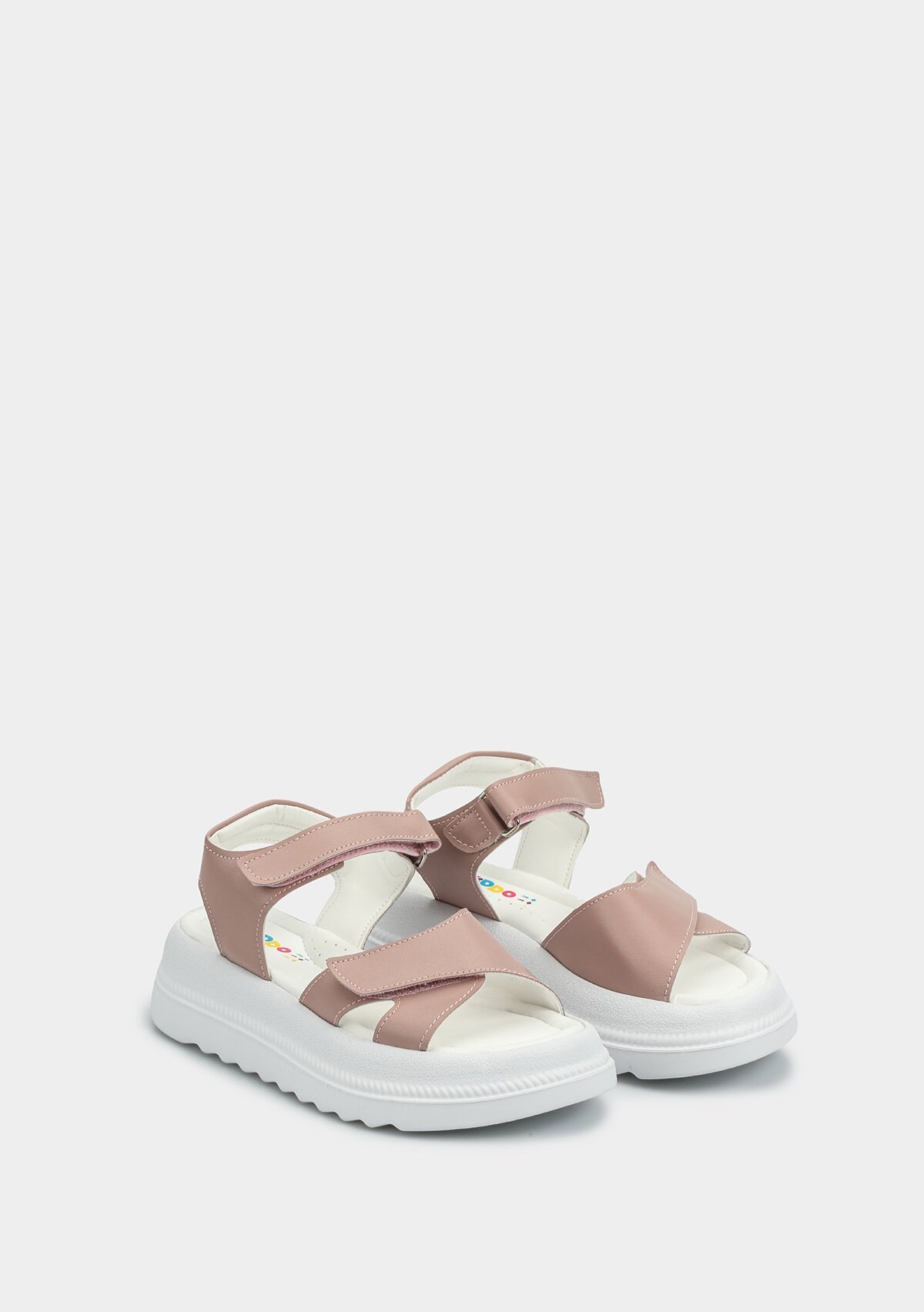 Pudra Kız Çocuk Düz Sandalet