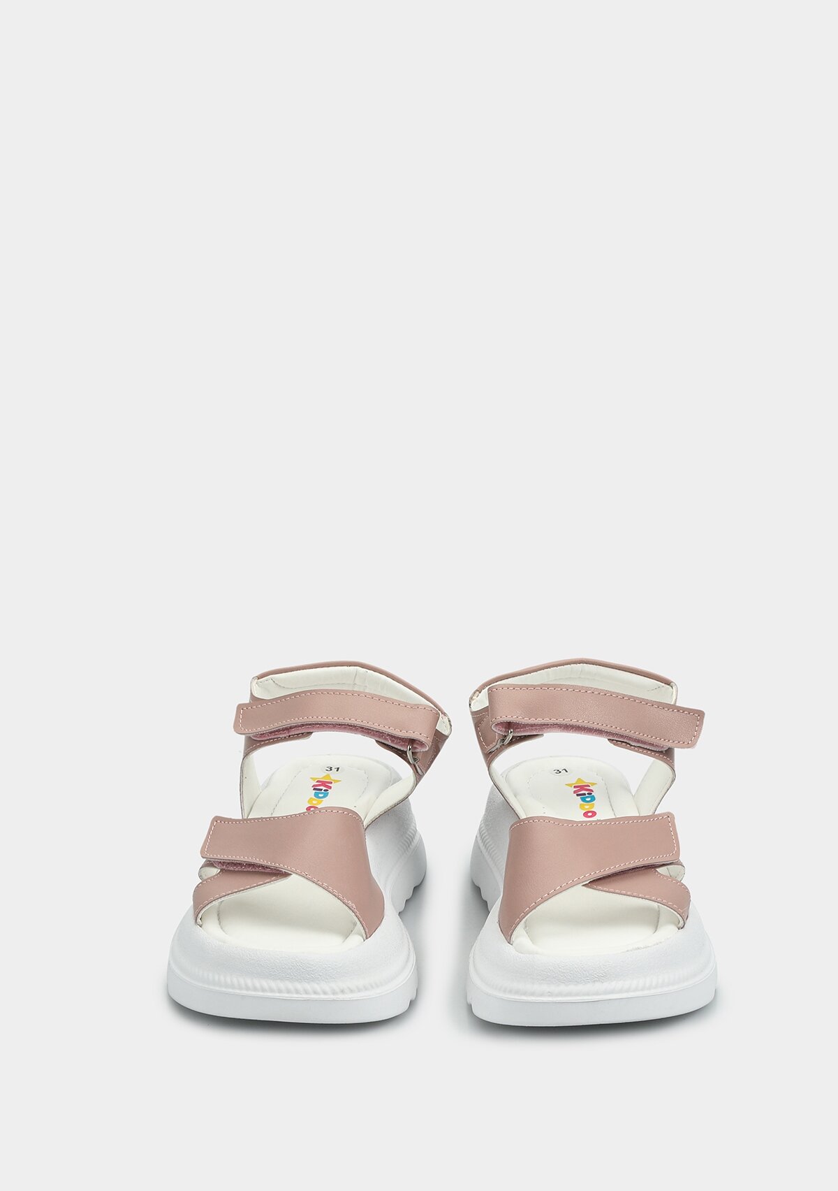 Pudra Kız Çocuk Düz Sandalet