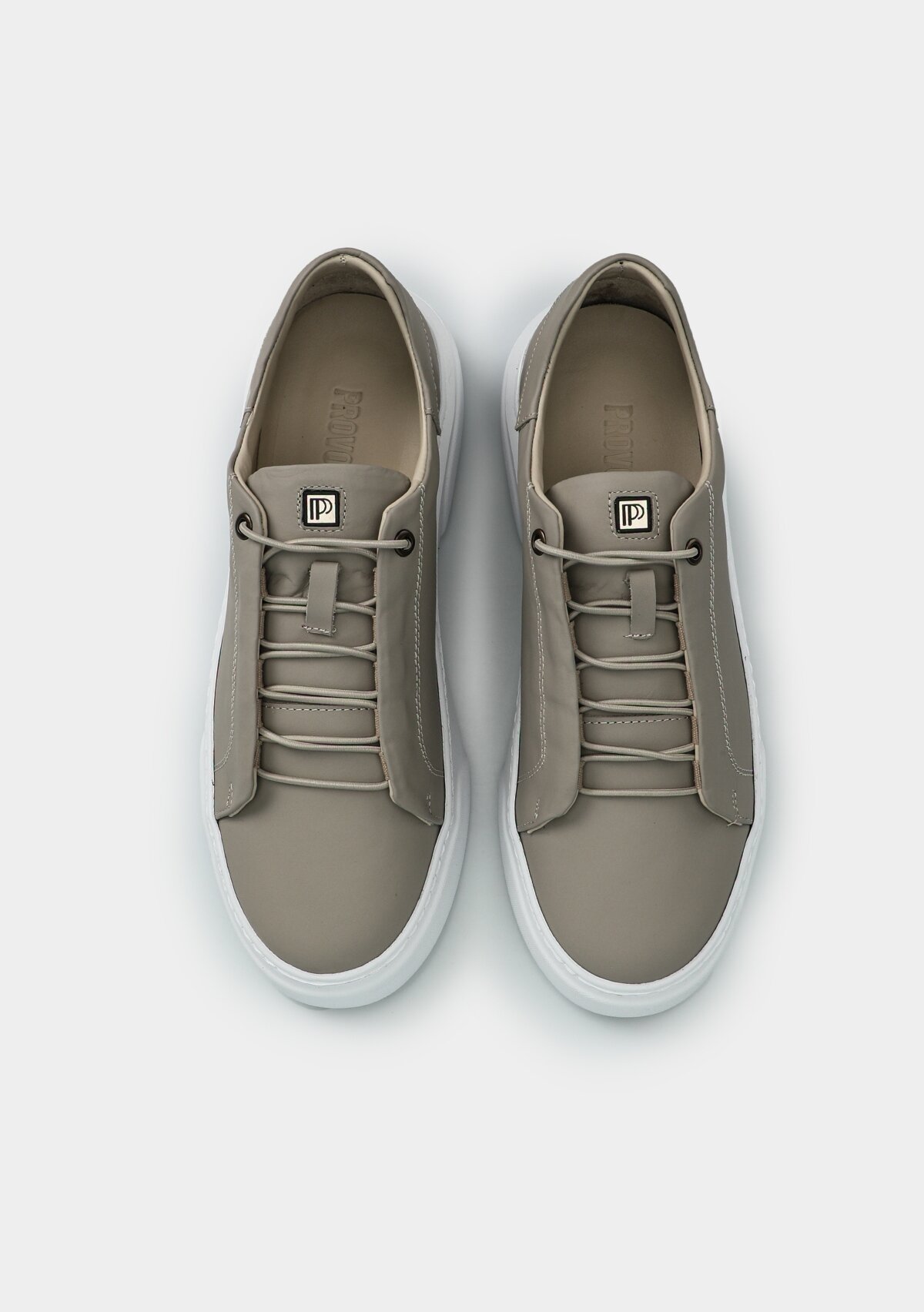 Vizon Deri Erkek Sneaker