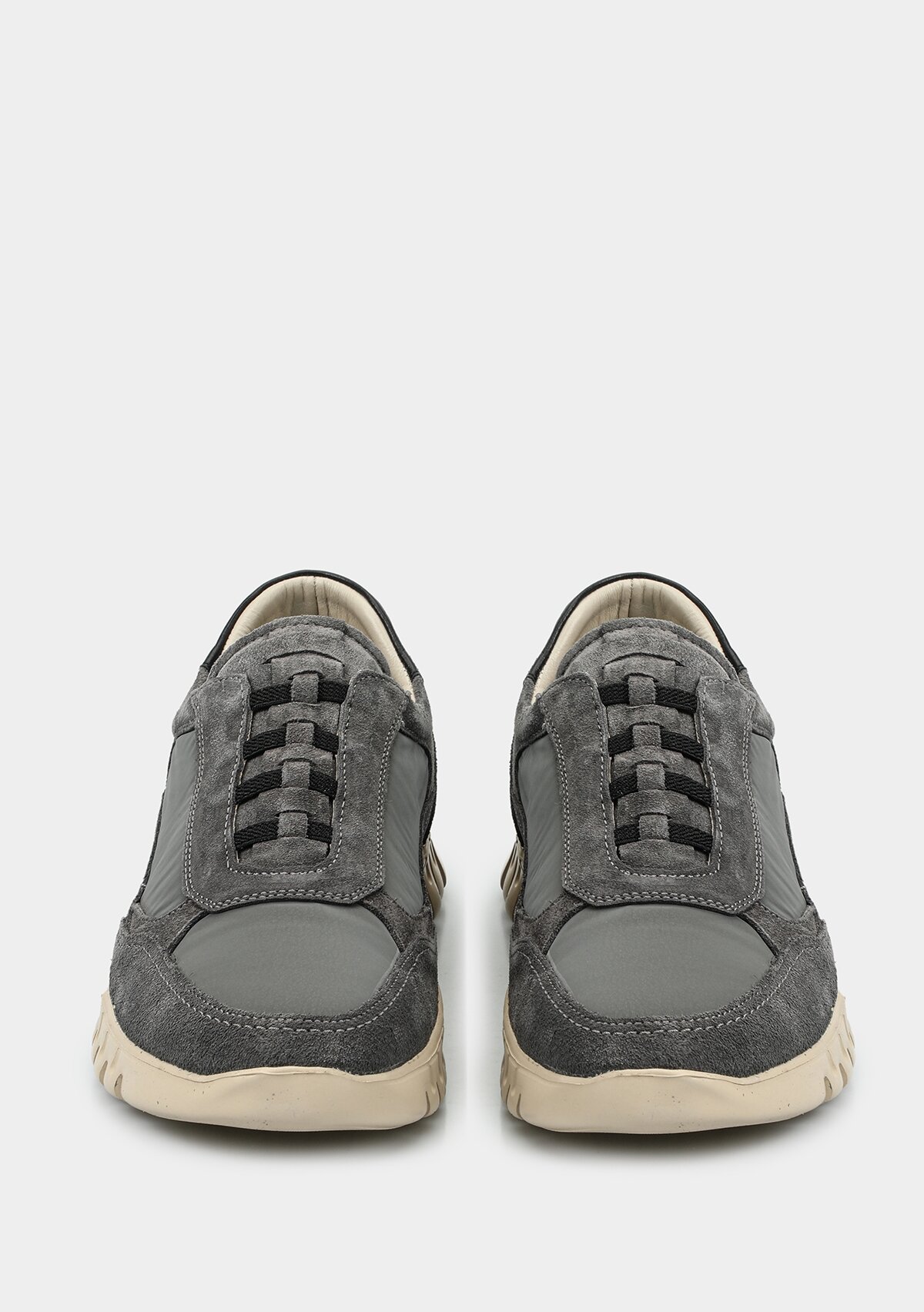 Gri Deri Erkek Ayakkabı