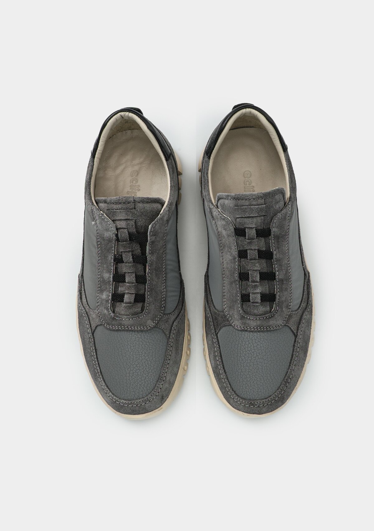 Gri Deri Erkek Ayakkabı