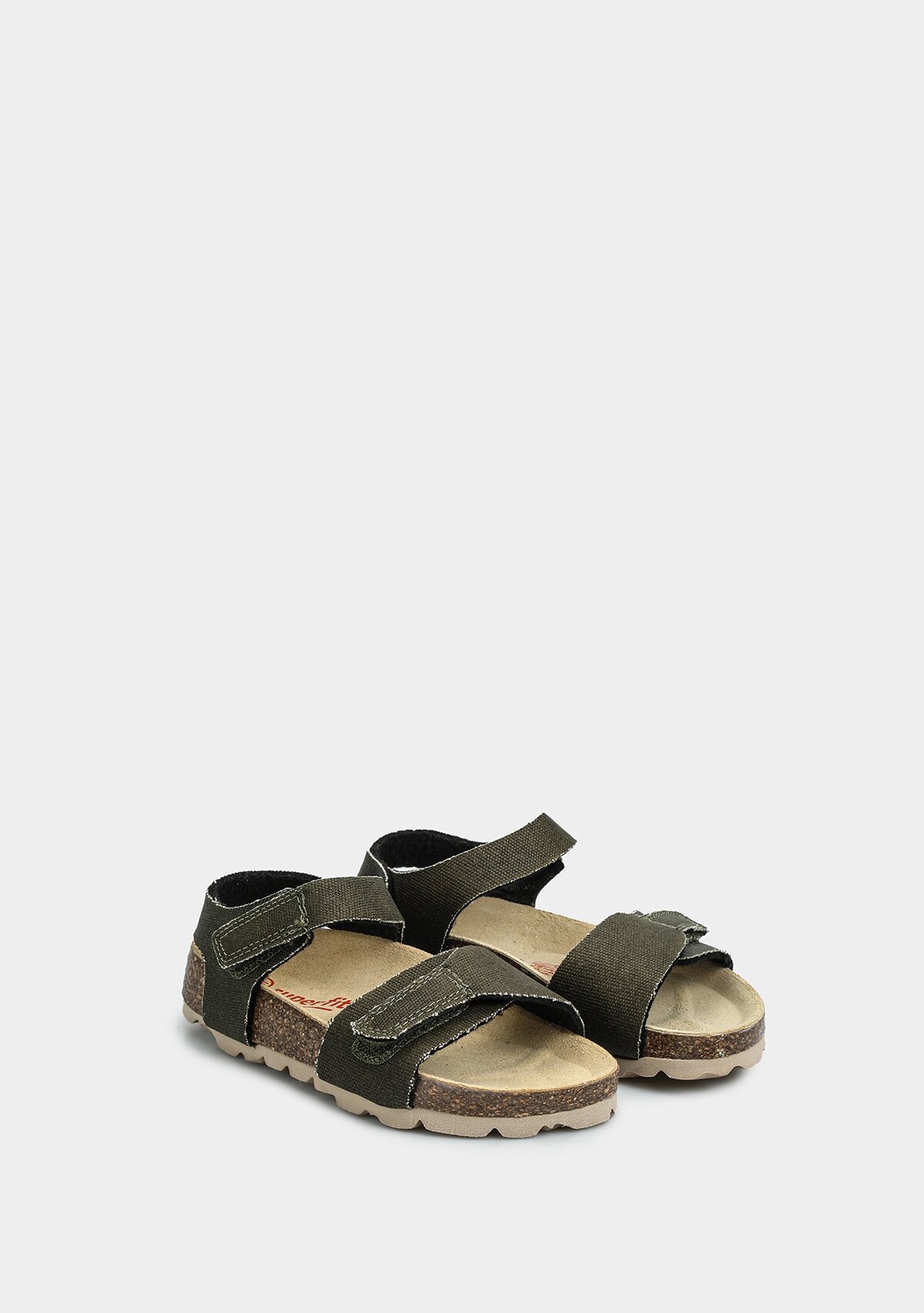 Yeşil Erkek Çocuk Düz Sandalet