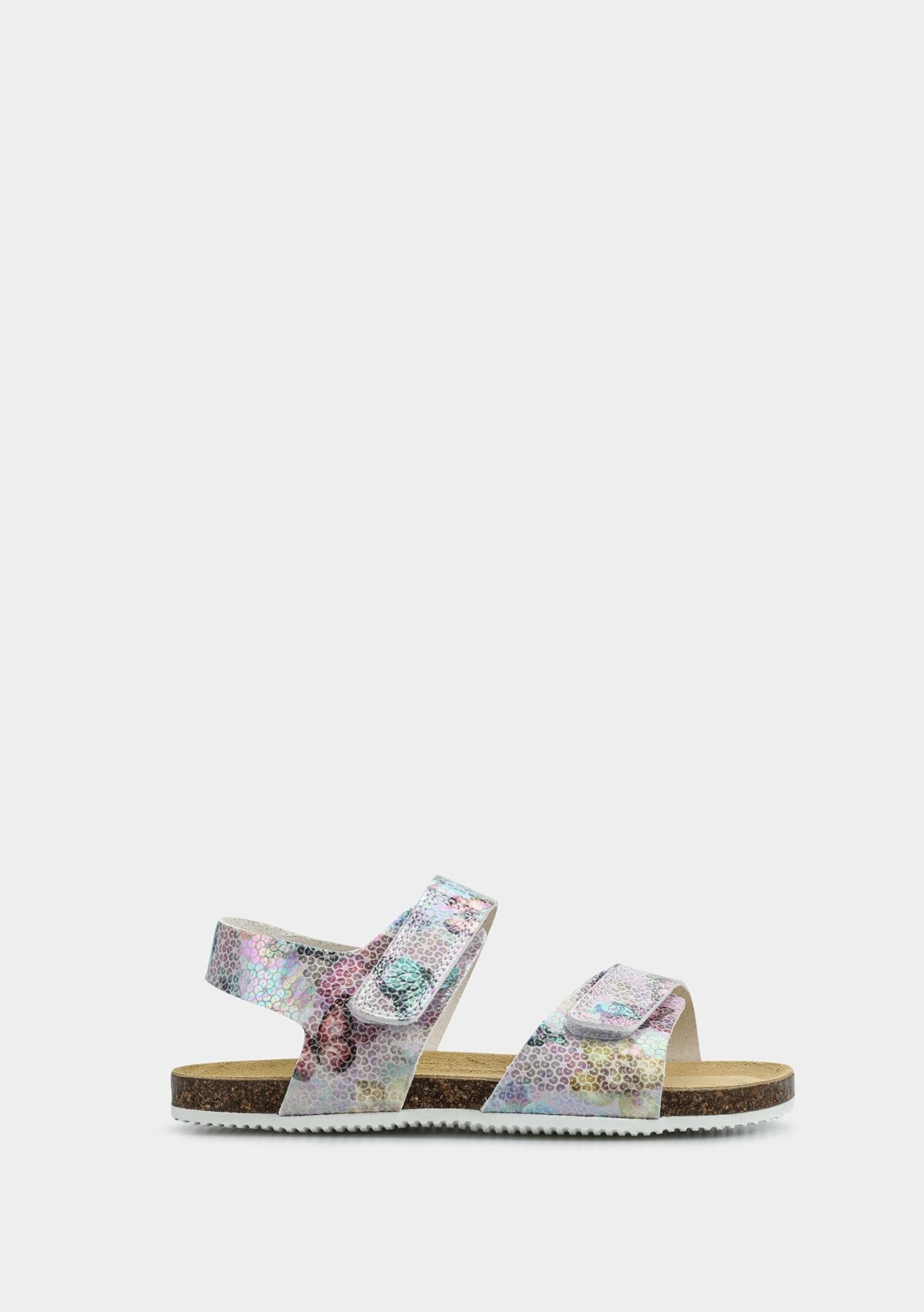 Mavi Kız Çocuk Düz Sandalet