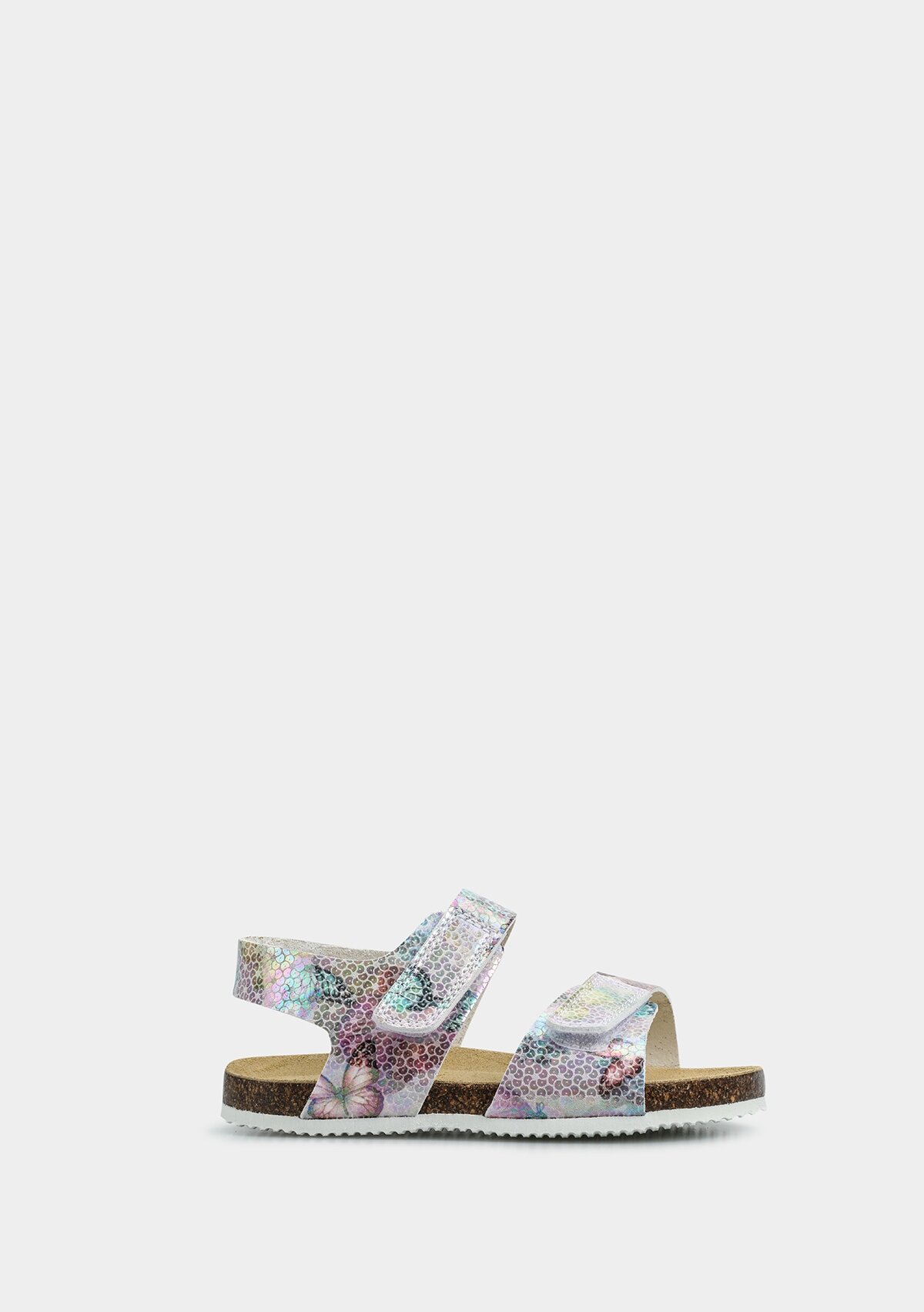 Mavi Kız Çocuk Düz Sandalet