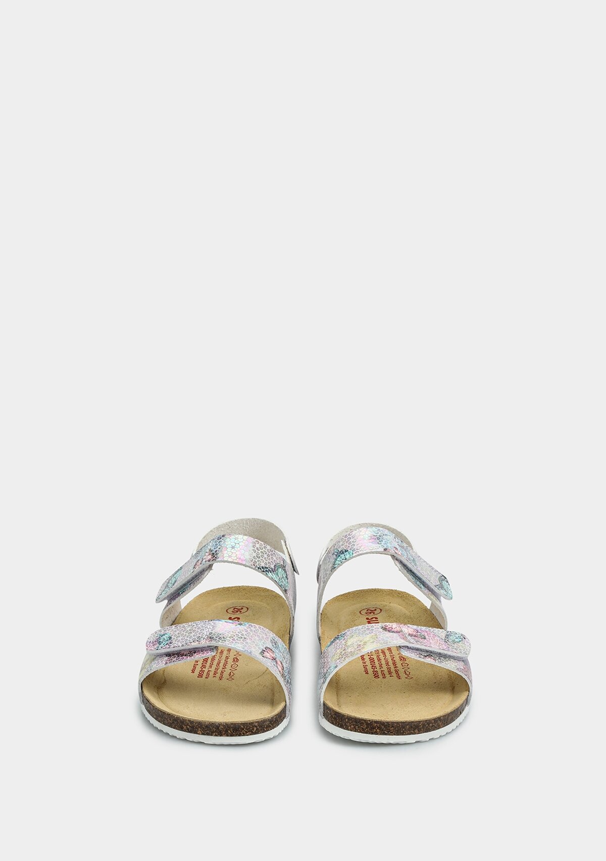 Mavi Kız Çocuk Düz Sandalet