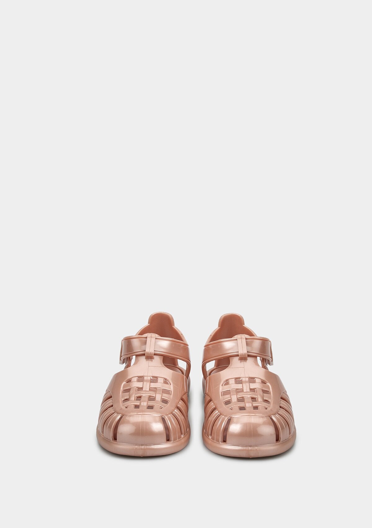 Pembe Kız Çocuk Düz Sandalet