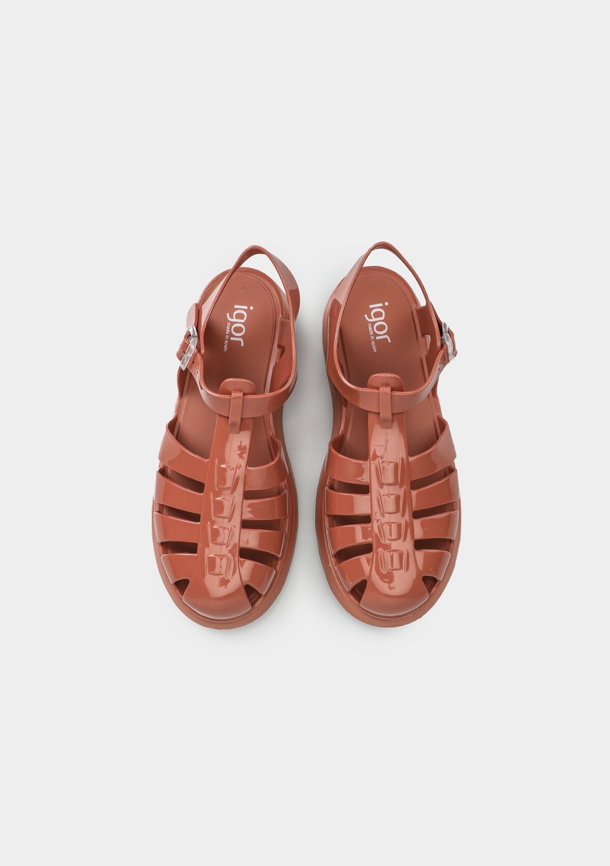 Kiremit Kadın Düz Sandalet