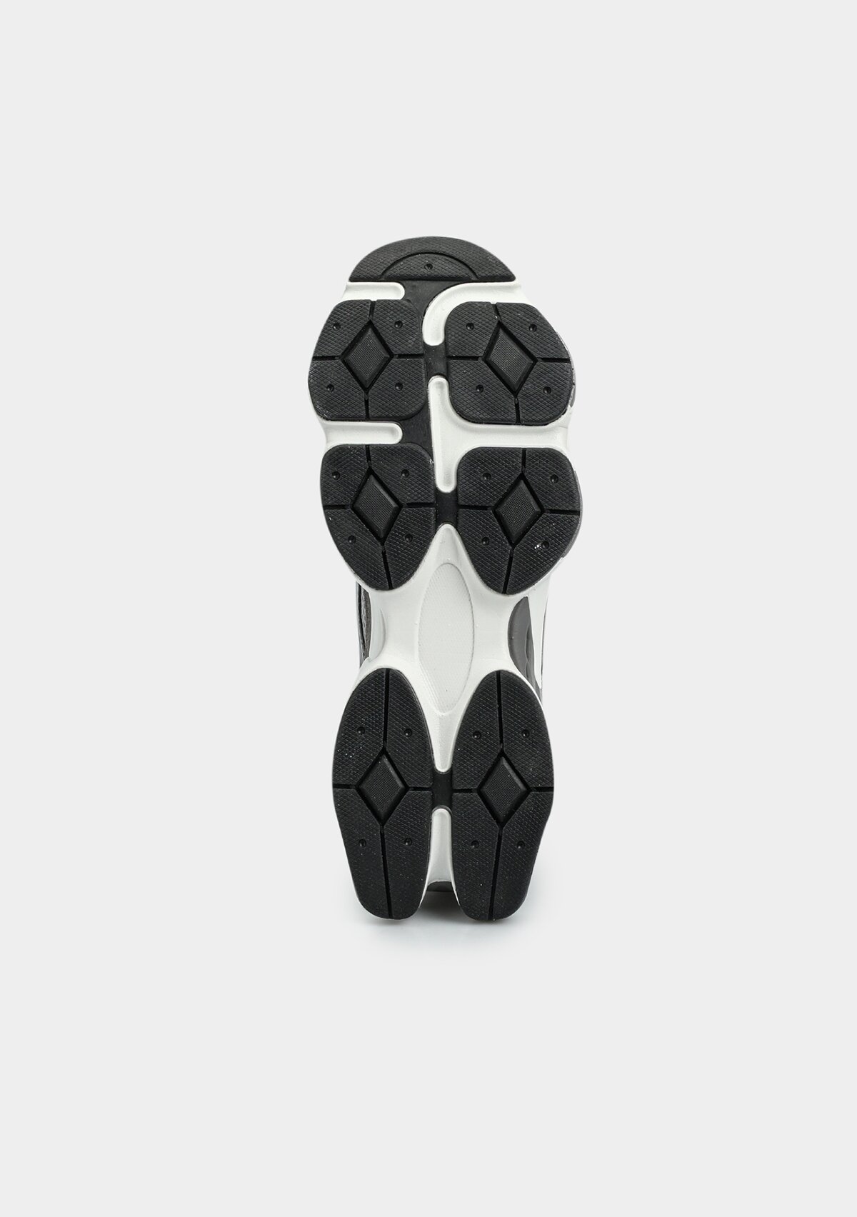 Rene Gri Deri Erkek Sneaker