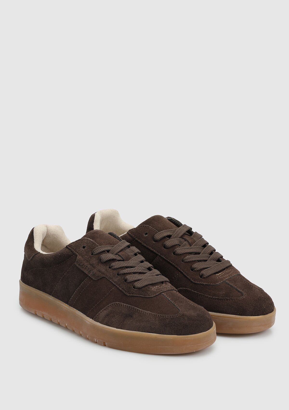 PELE Kahve Deri Erkek Sneaker