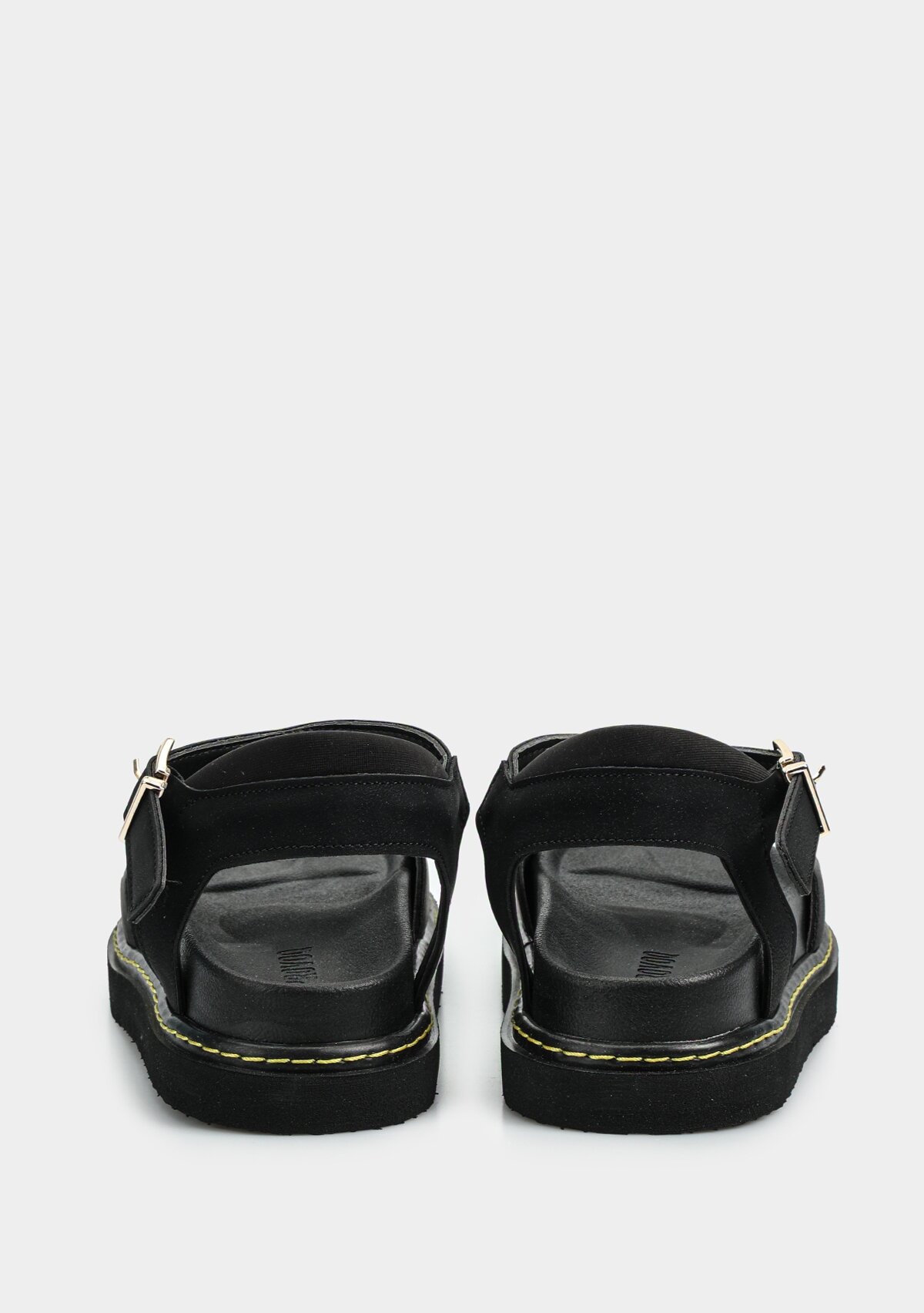 Siyah Kadın Düz Sandalet