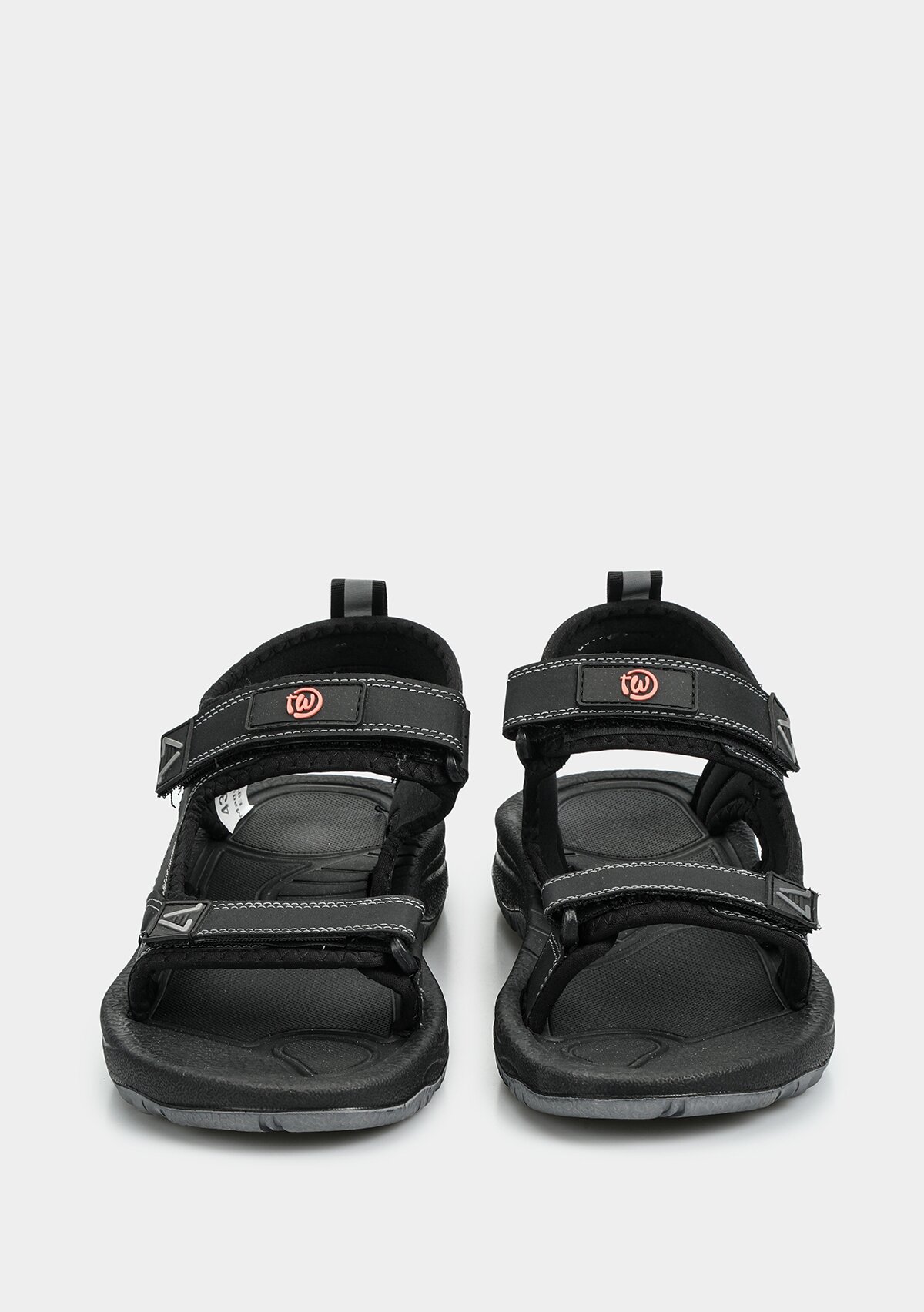 Siyah Erkek Düz Sandalet