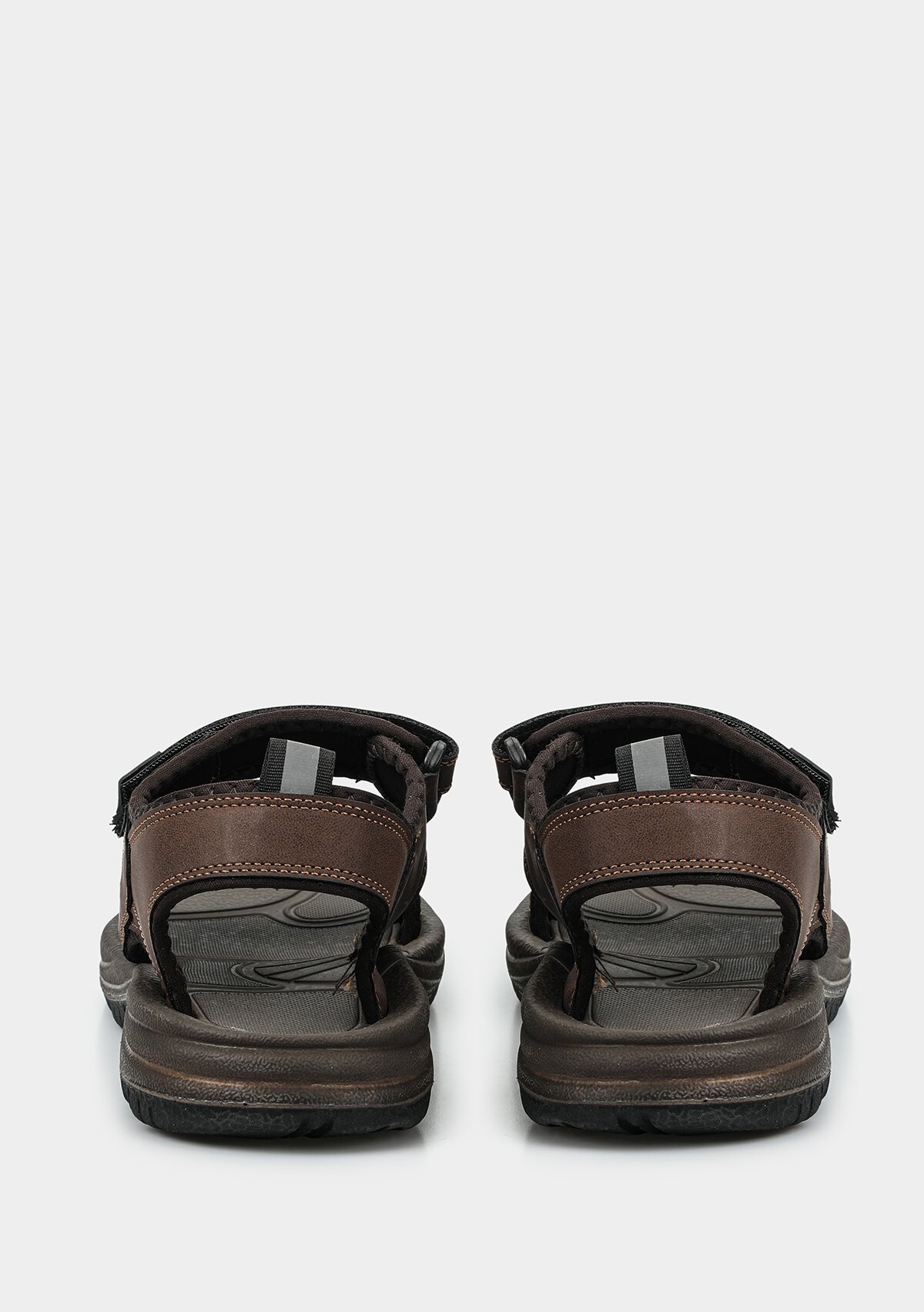 Kahve Erkek Düz Sandalet