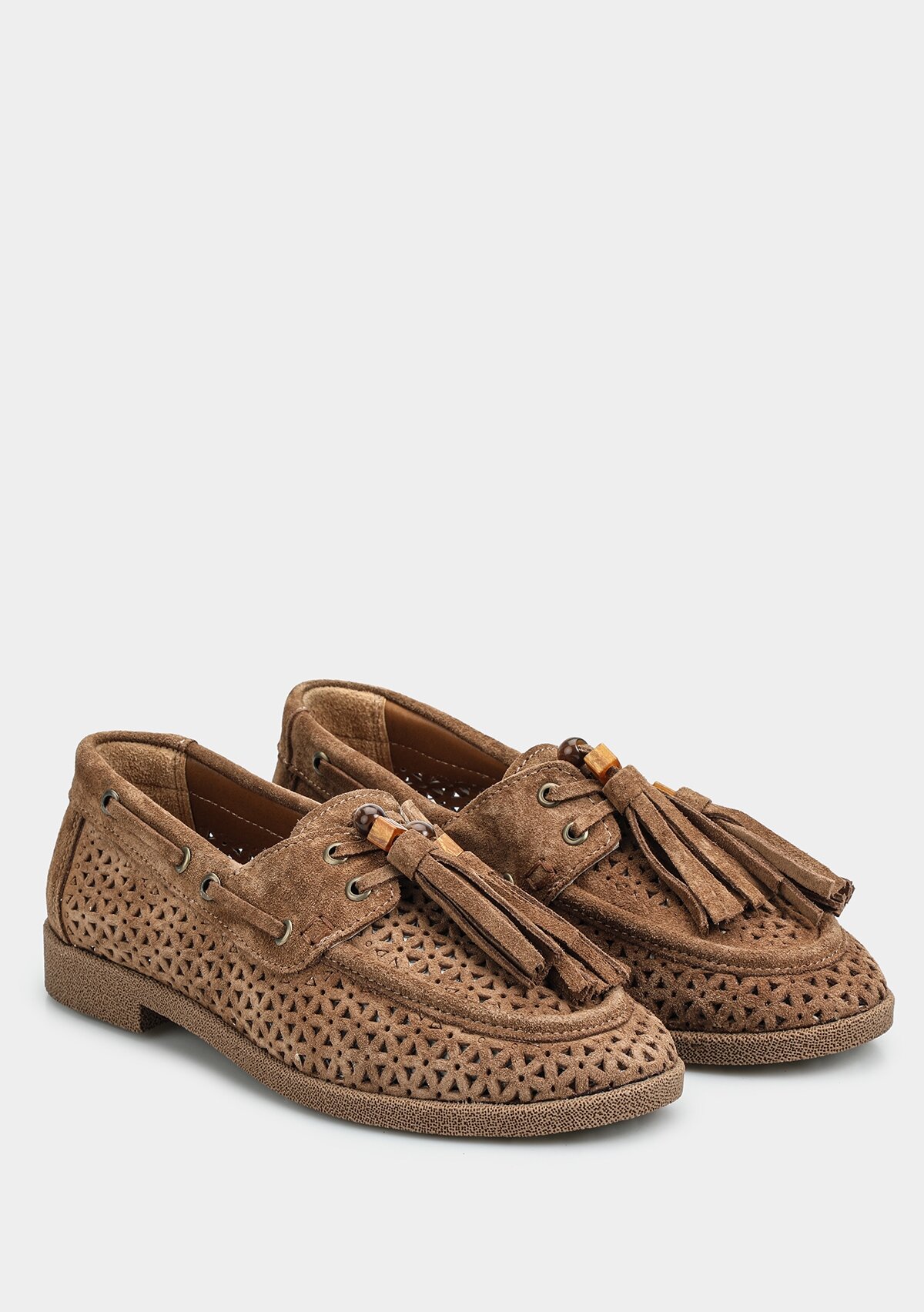 Taba Deri Kadın Ayakkabı