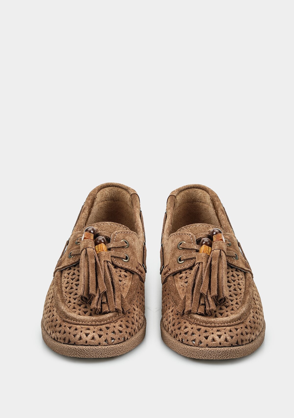 Taba Deri Kadın Ayakkabı