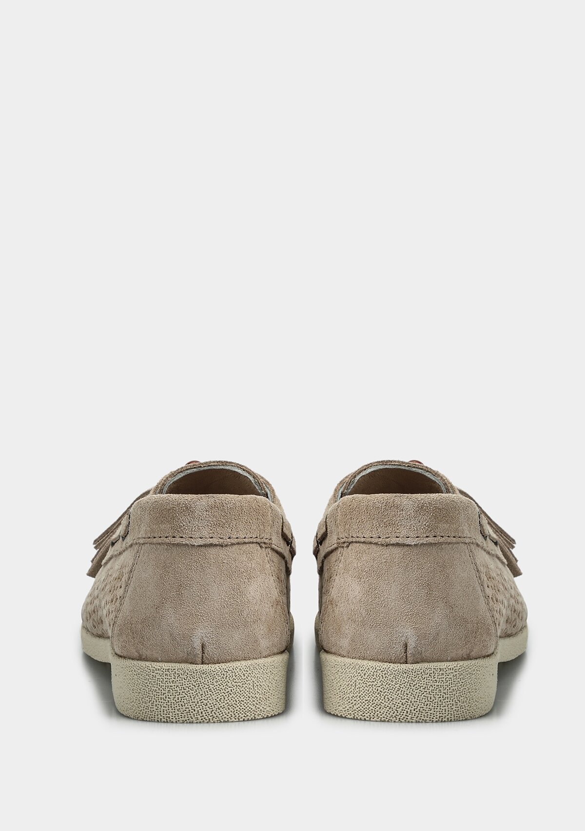 Bej Deri Kadın Ayakkabı