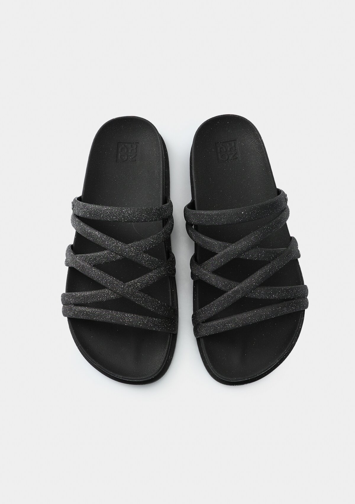 Siyah Kadın Plaj Terliği