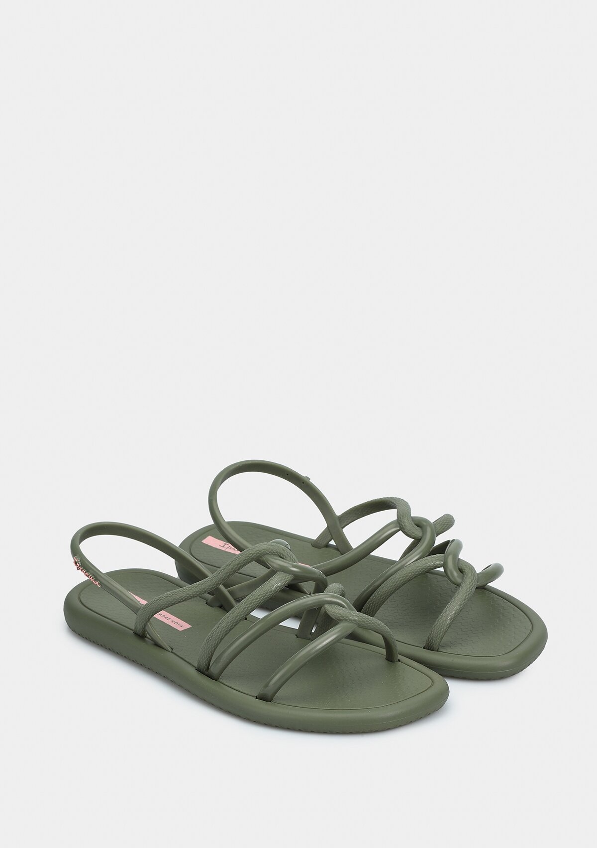 Yeşil Kadın Düz Sandalet