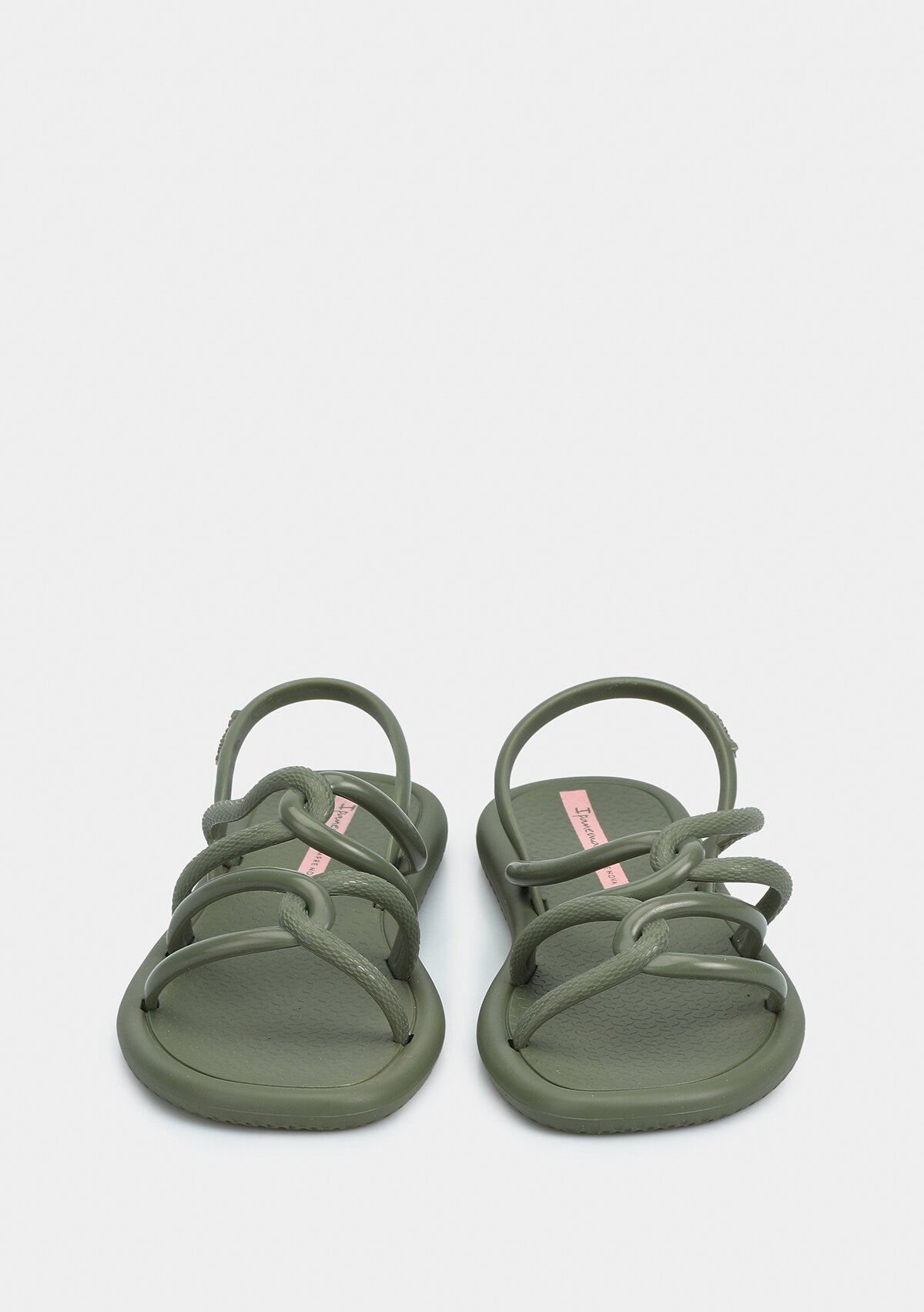 Yeşil Kadın Düz Sandalet