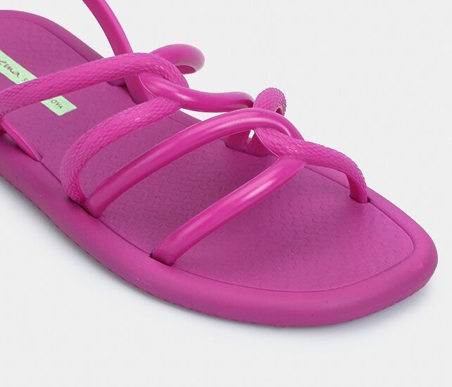 Lila Kadın Düz Sandalet