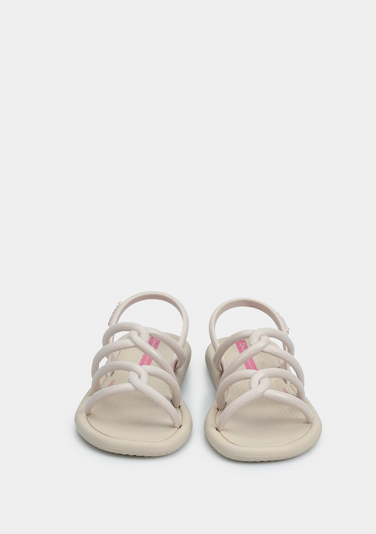 Beyaz Kız Çocuk Düz Sandalet