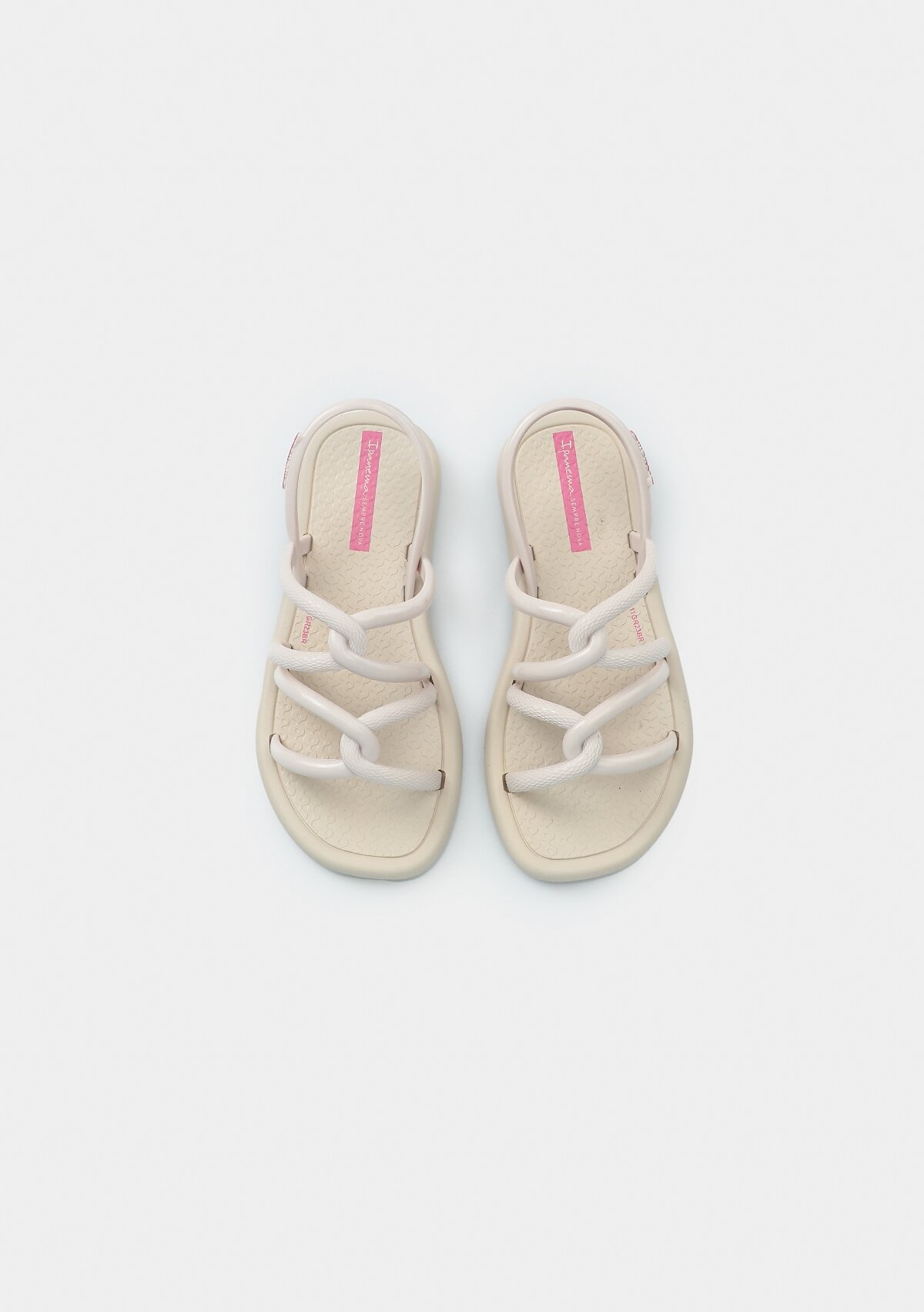 Beyaz Kız Çocuk Düz Sandalet