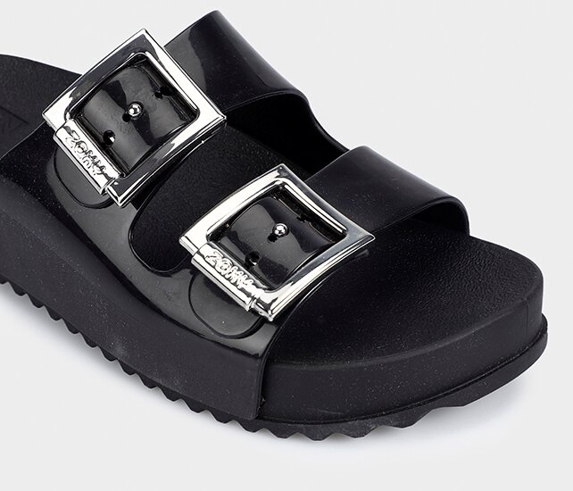 Siyah Kadın Plaj Terliği