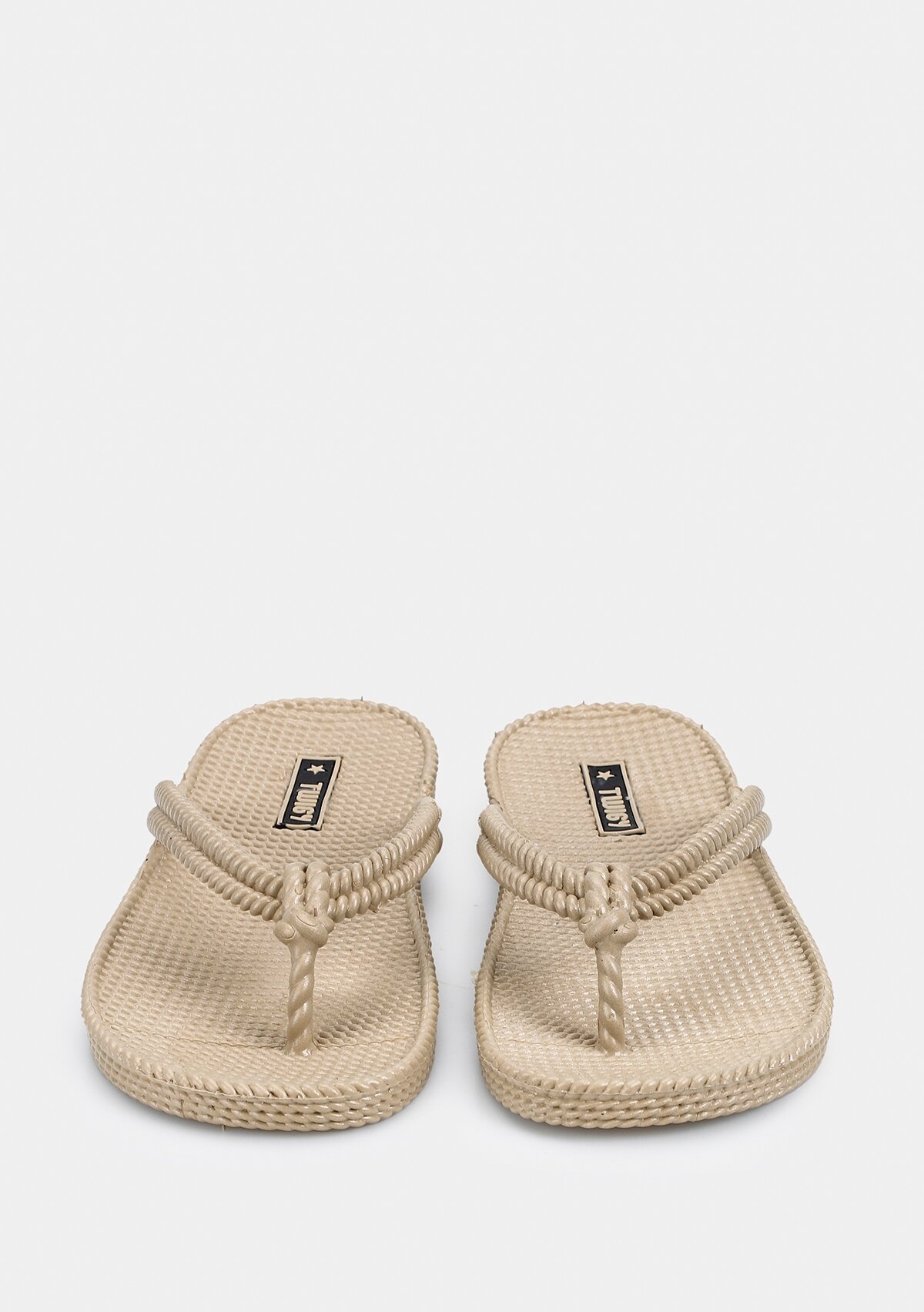 Bej Kadın Plaj Terliği