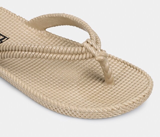 Bej Kadın Plaj Terliği