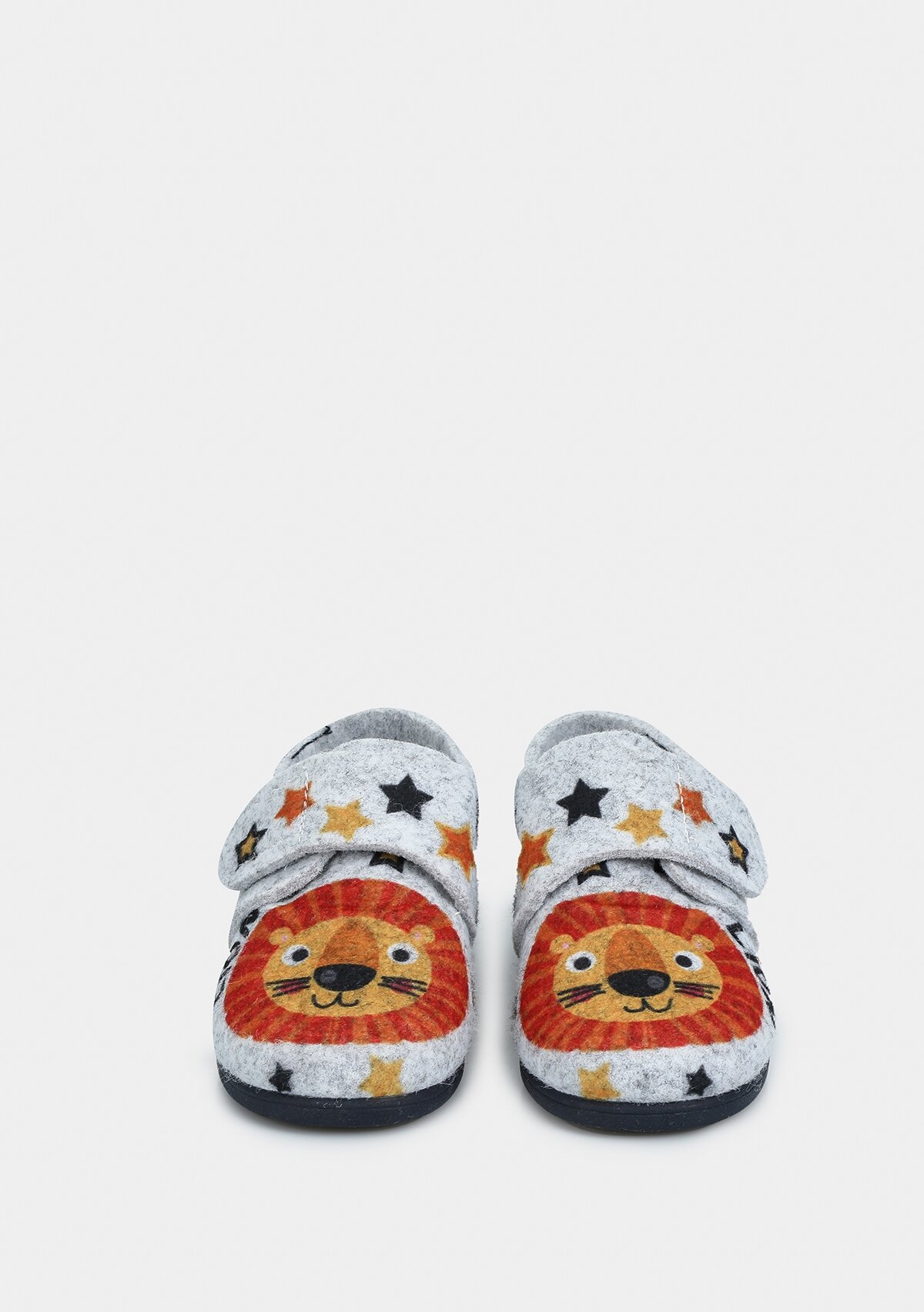 Gri Erkek Çocuk Ev Terliği