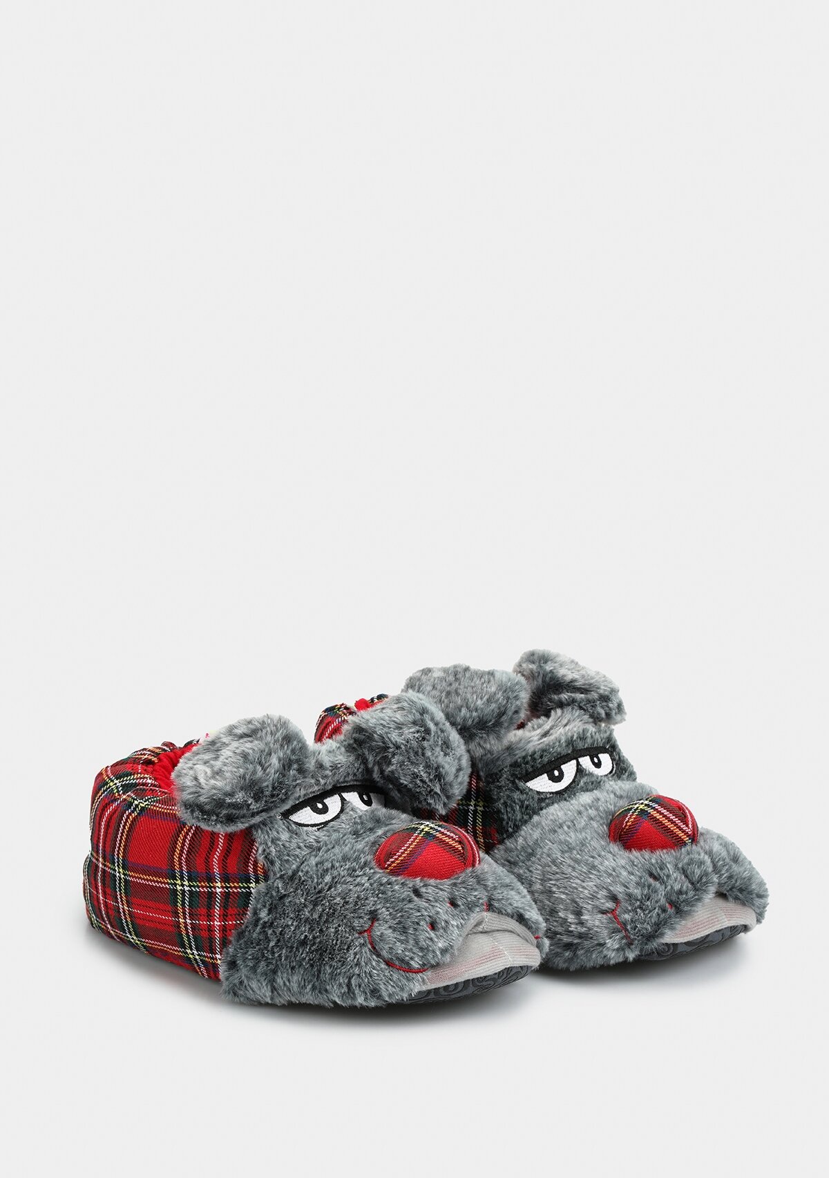 Gri Erkek Ev Terliği